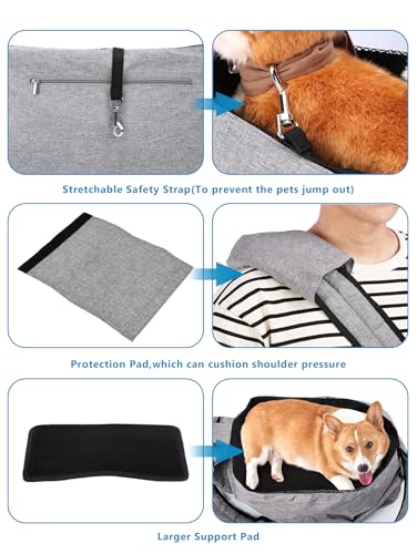 Pet Sling Carrier, Fits 15 to 25lb friends