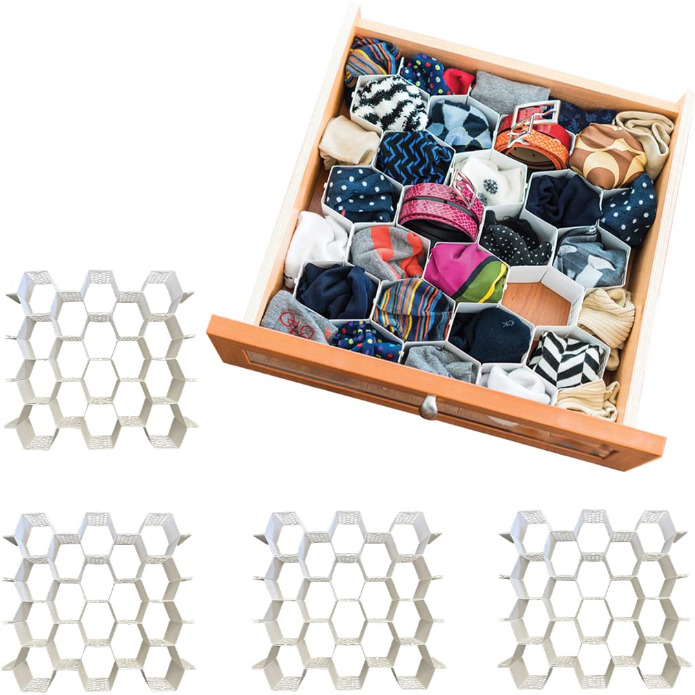 Honeycomb Drawer Organizer - Set of 4