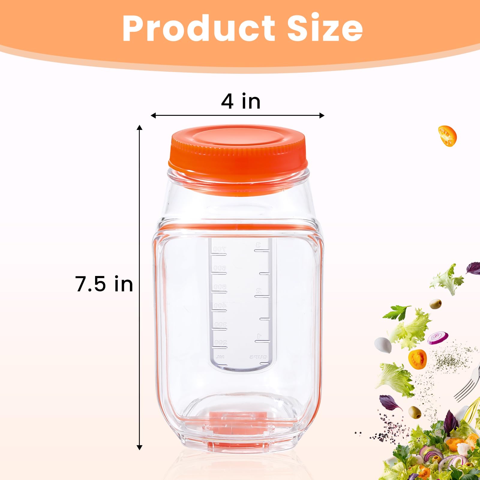 Side opening salad mason jar bowl