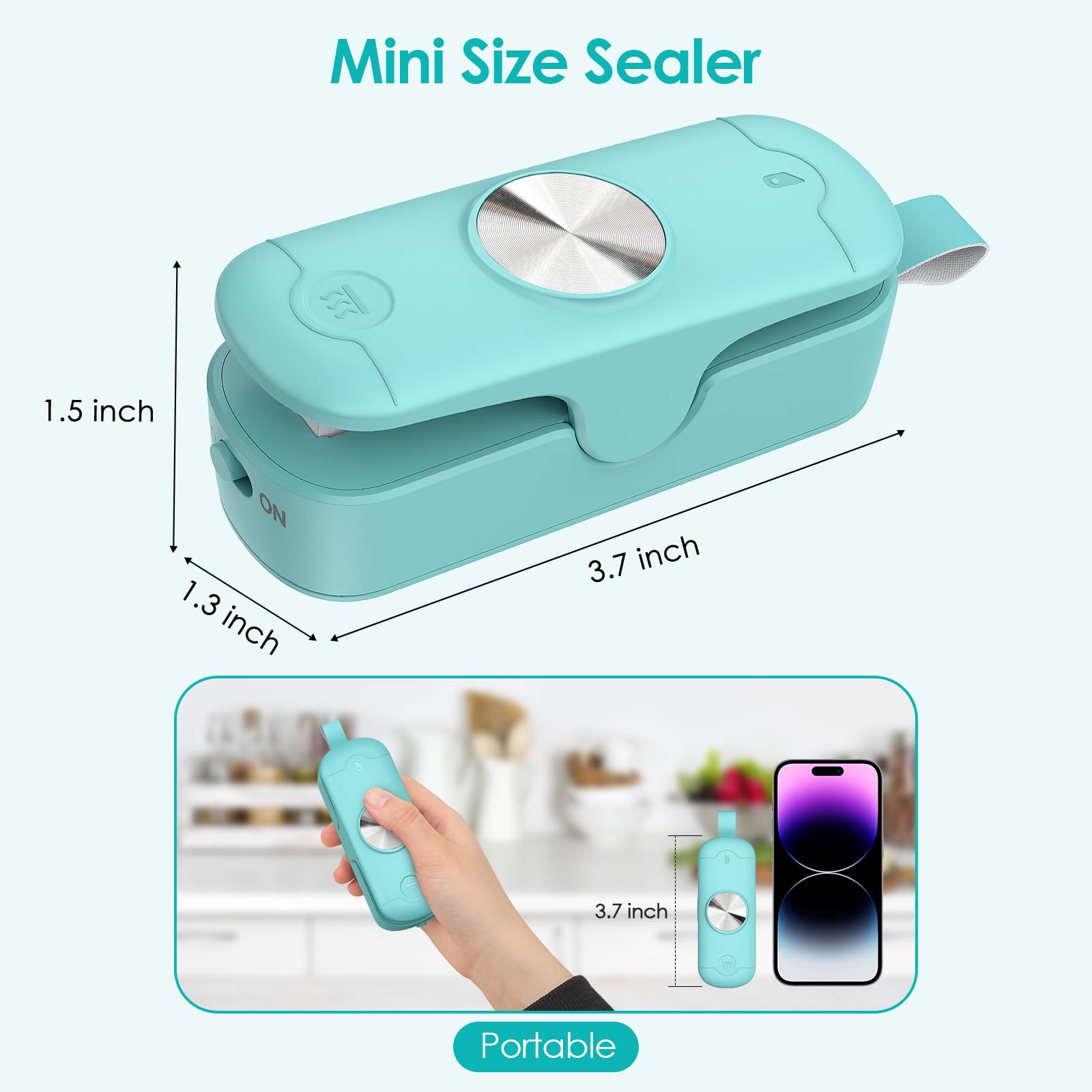 2 in 1 Portable Mini Bag Sealer and Cutter