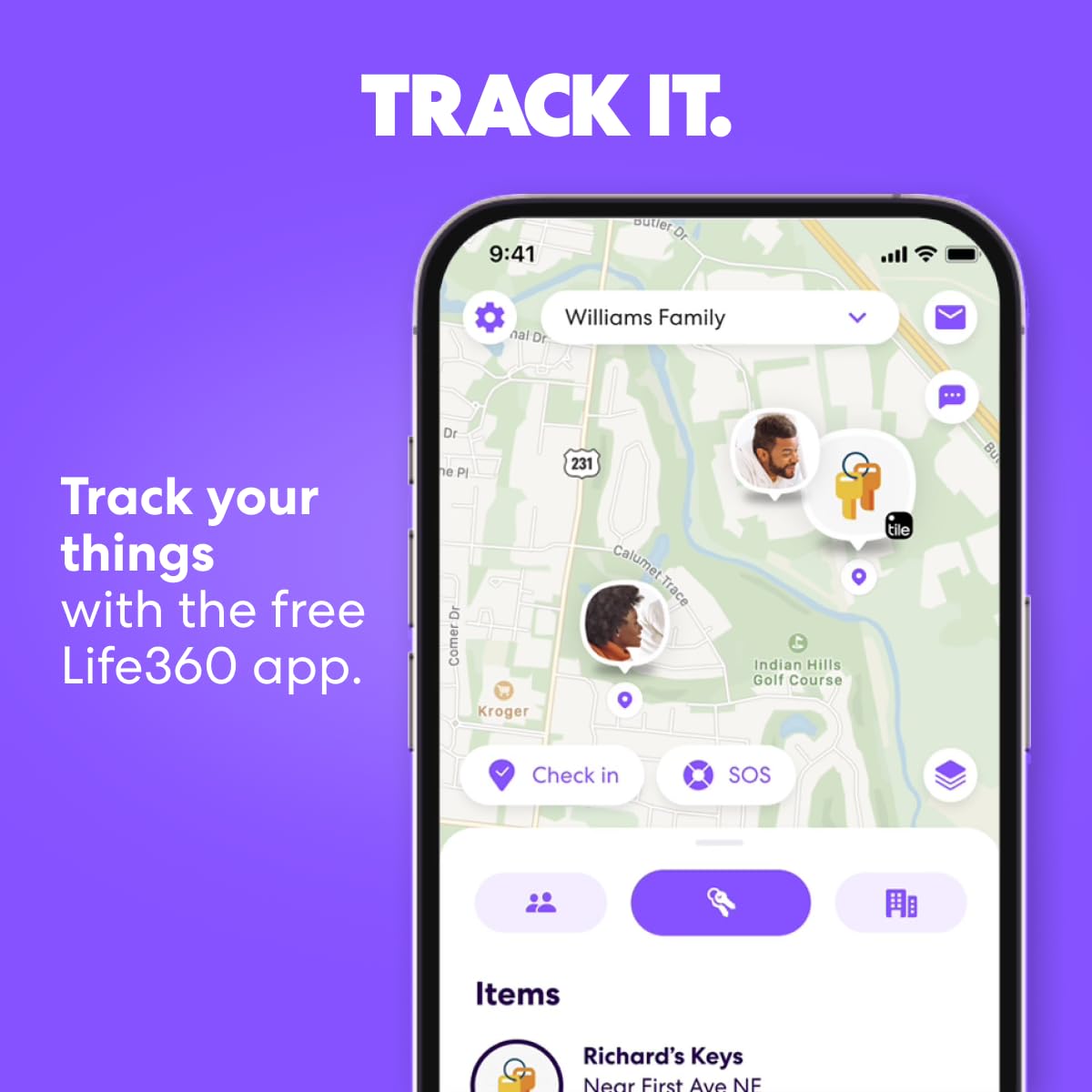 4-pack Bluetooth Tracker and Item Locator for Keys, Bags and More.