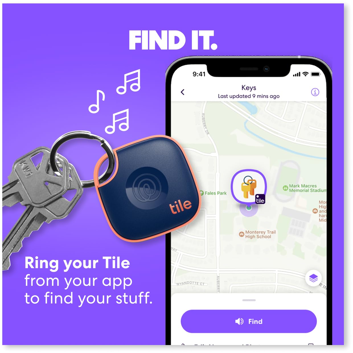 4-pack Bluetooth Tracker and Item Locator for Keys, Bags and More.