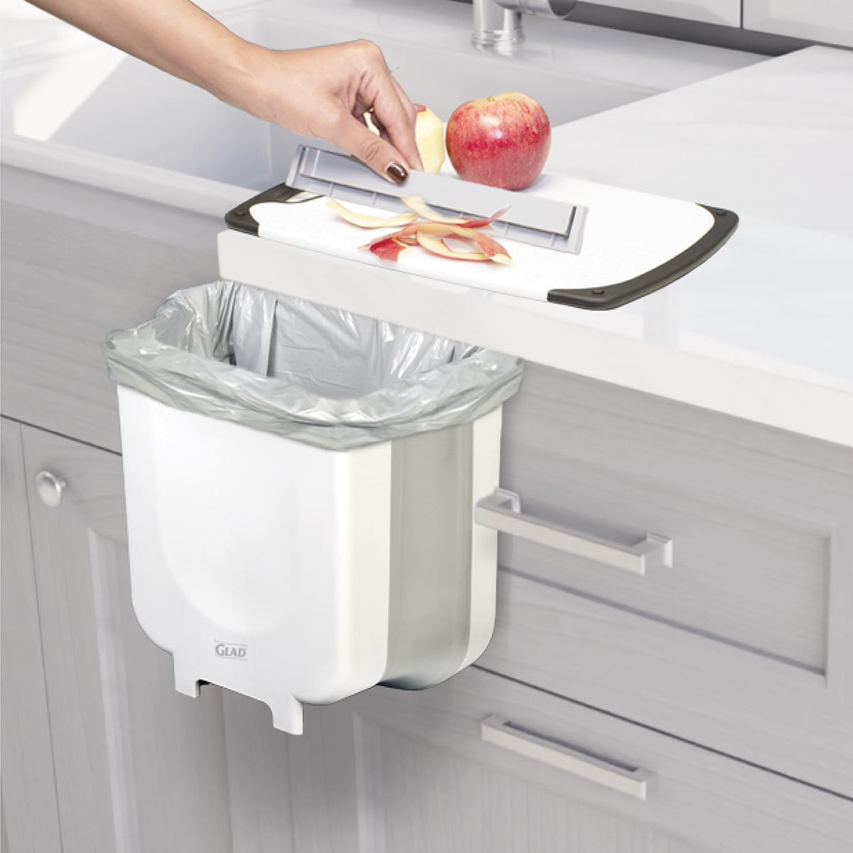 Compact Space -Saving Collapsible Waste Bin