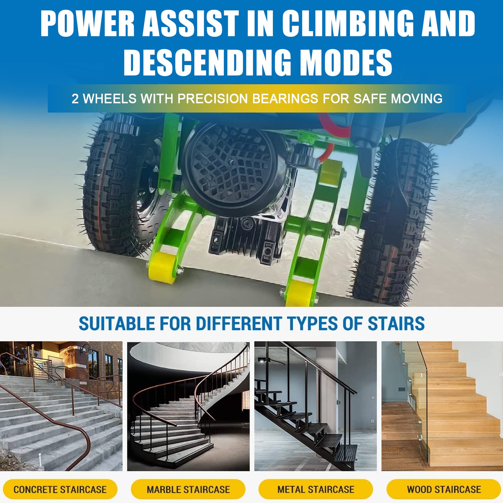 880lb Electric Stair Climbing Hand Truck