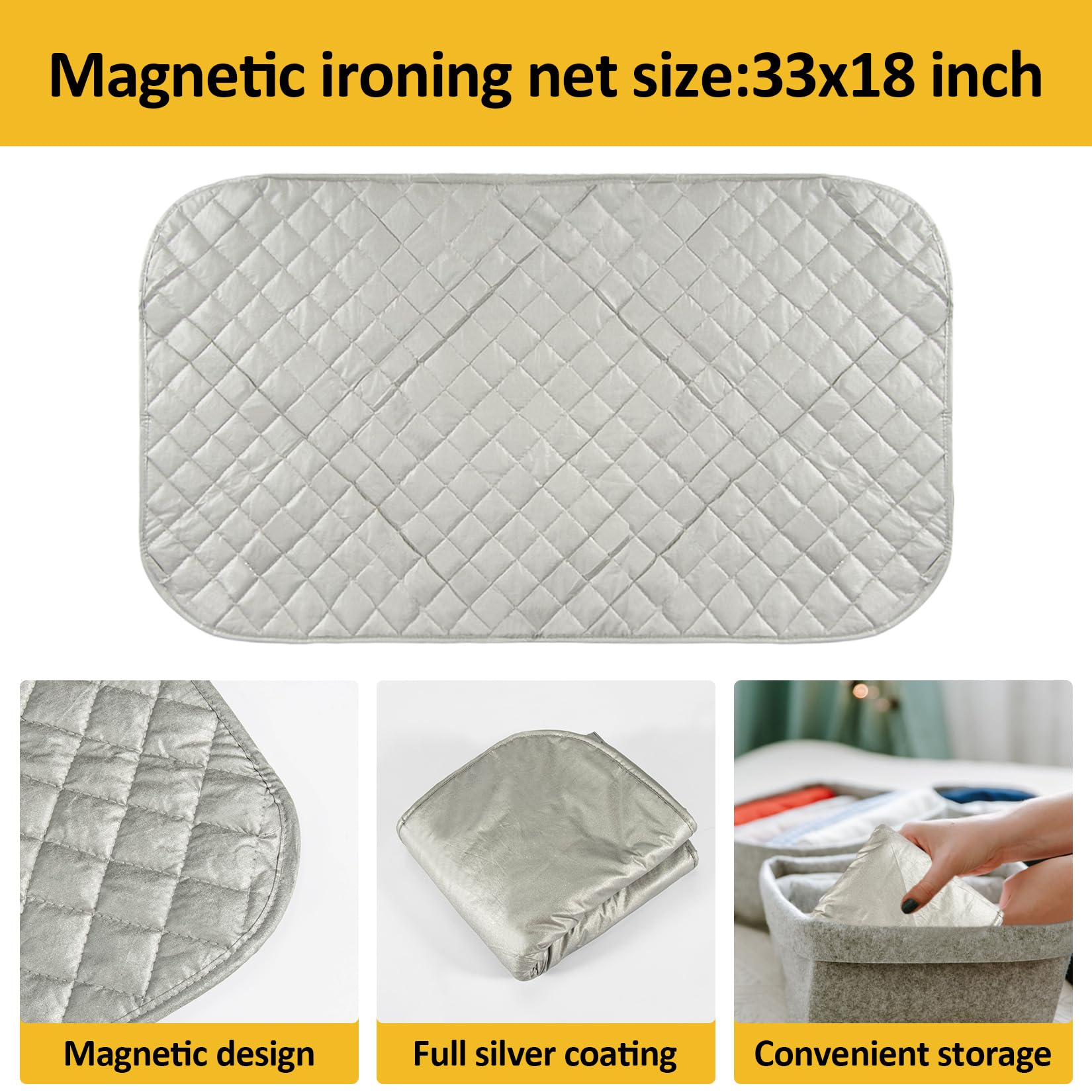 1Pcs Magnetic Foldable Ironing Mat Blanket