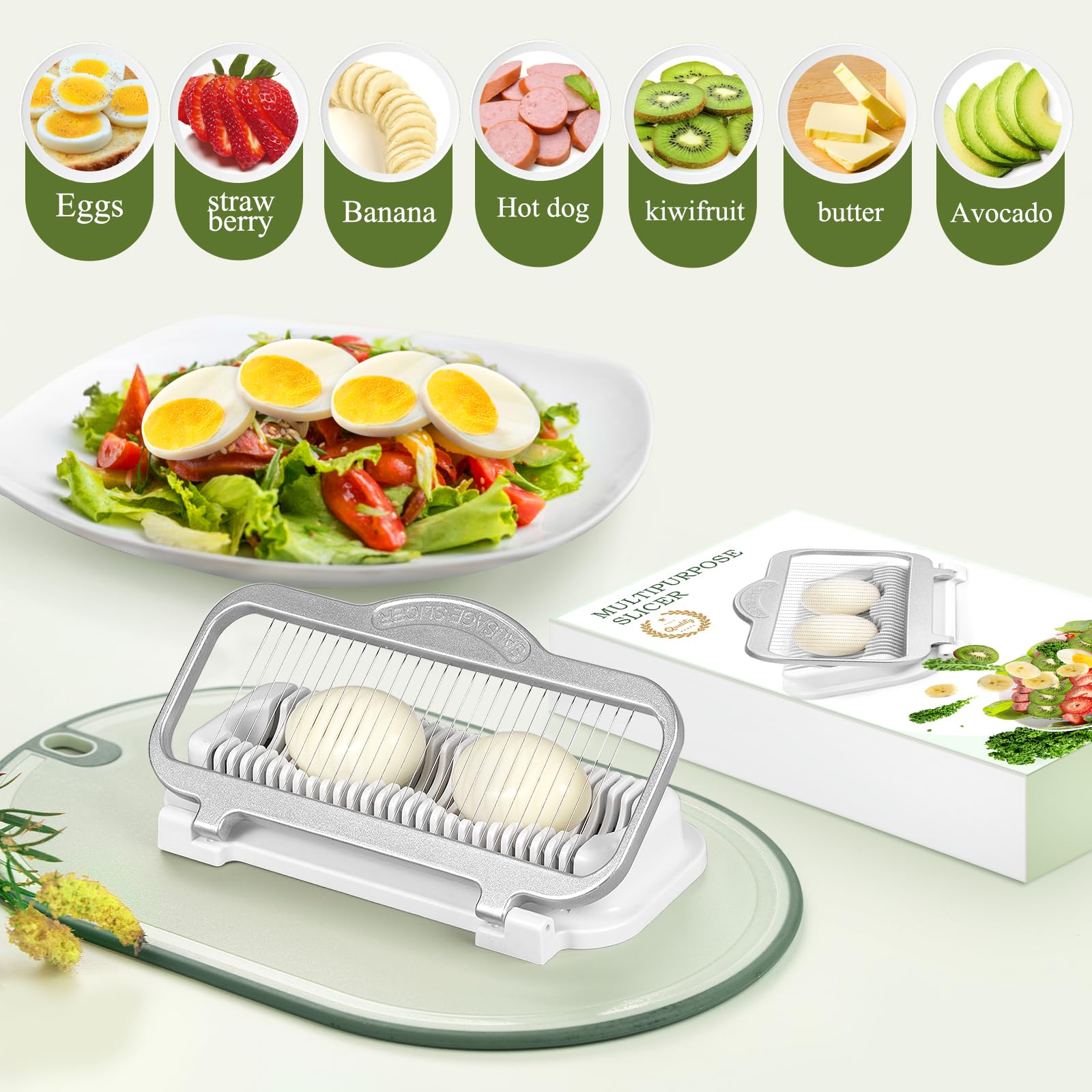 Super Efficient - Egg, Fruit, and Butter Slicer