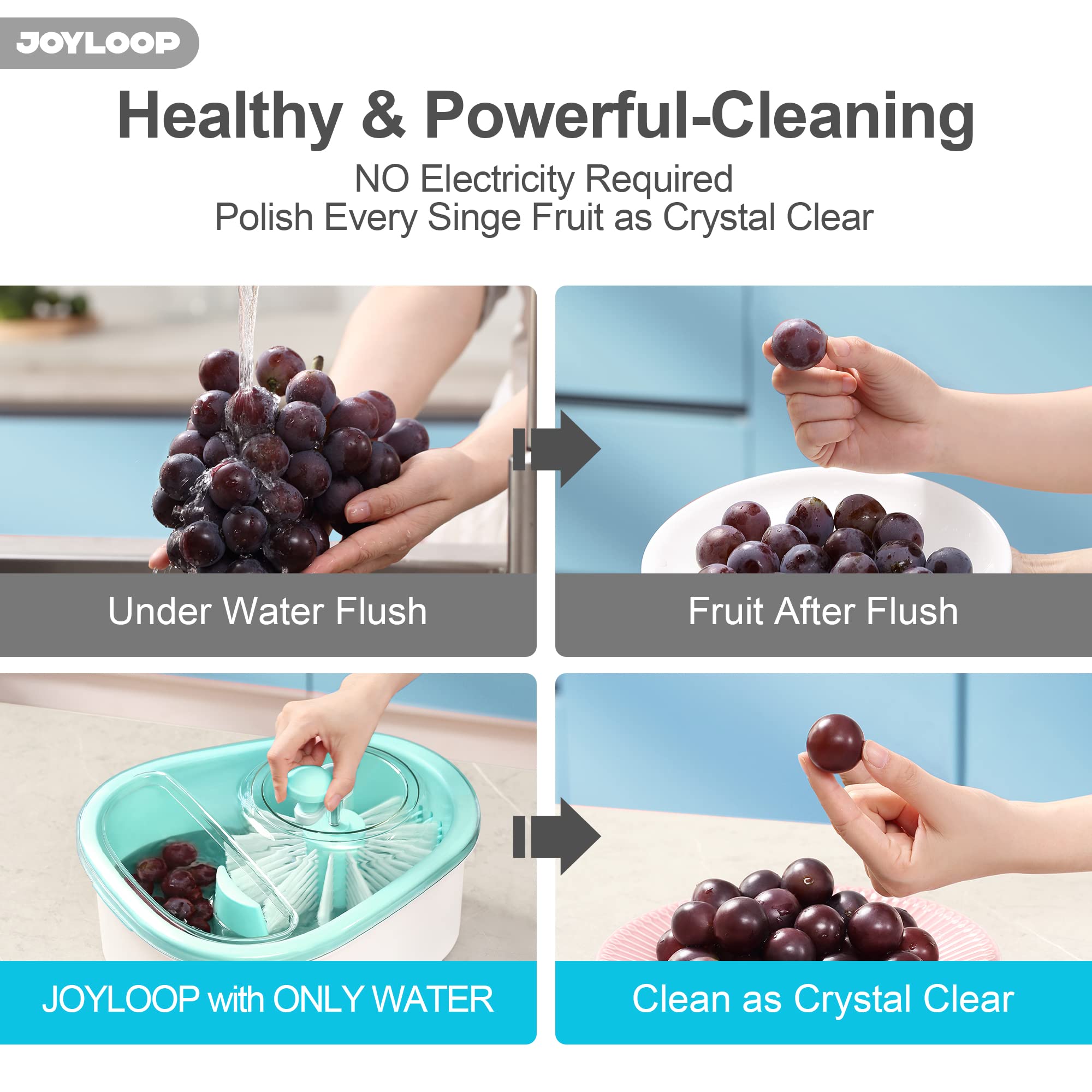 Hand Crank Spinning Fruit Washer