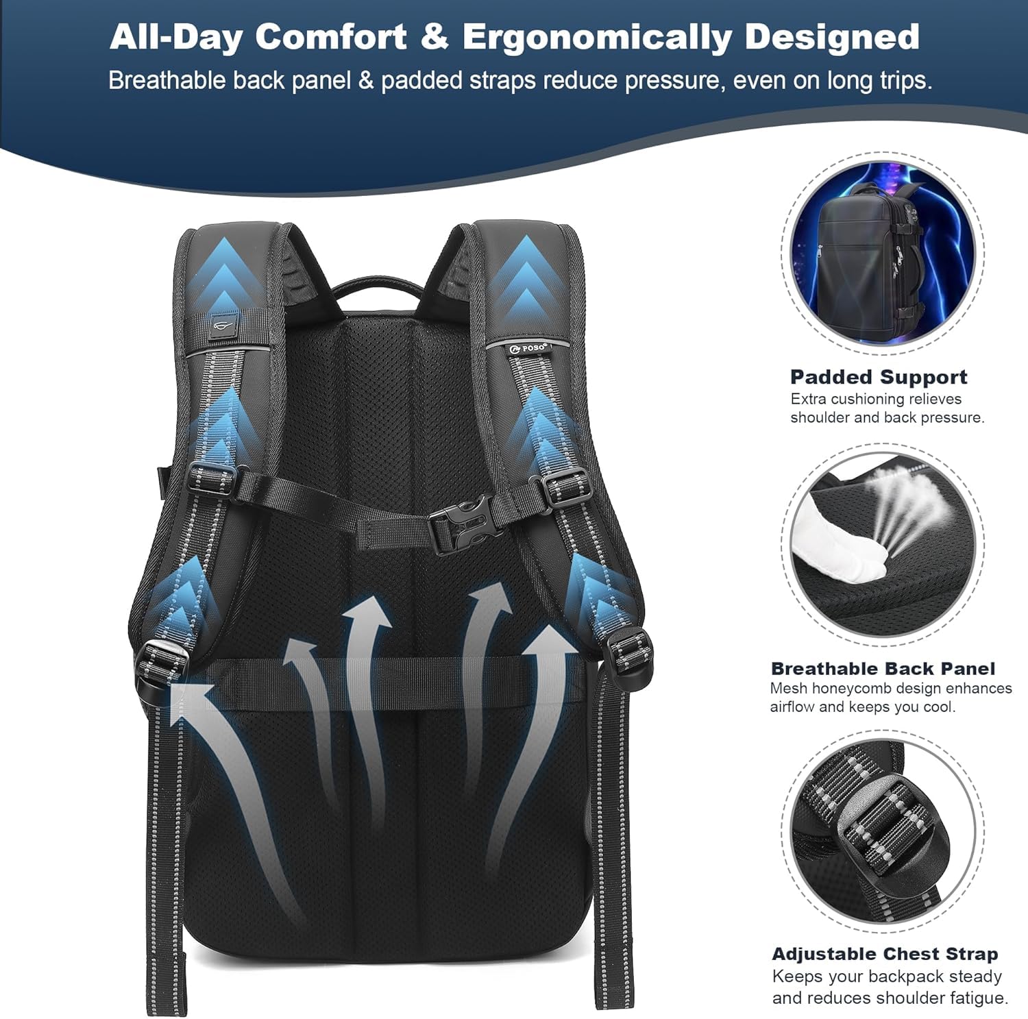 Vacuum Compression Travel Backpack