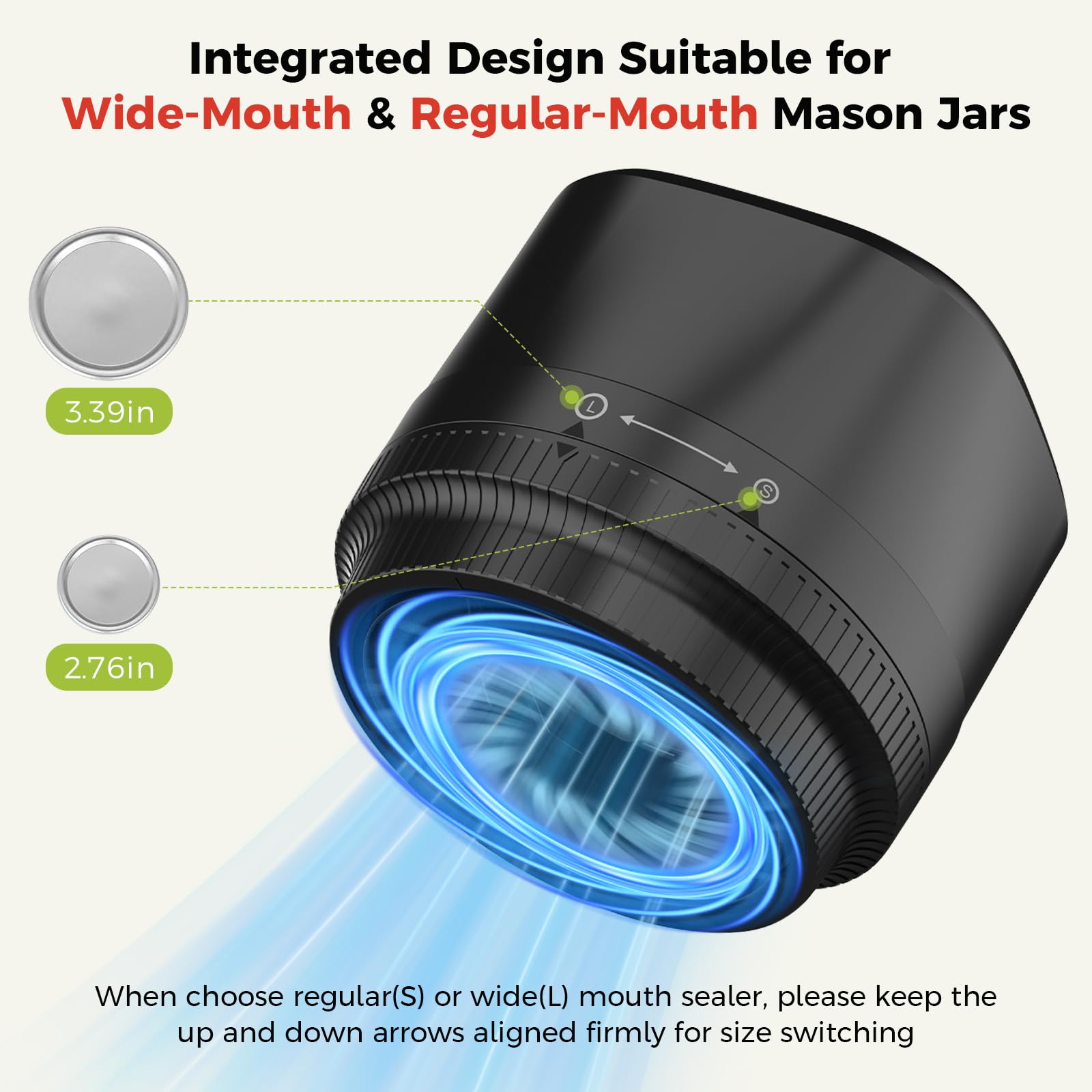 3-1 Electric Mason Jar and Vacuum Bag Sealer