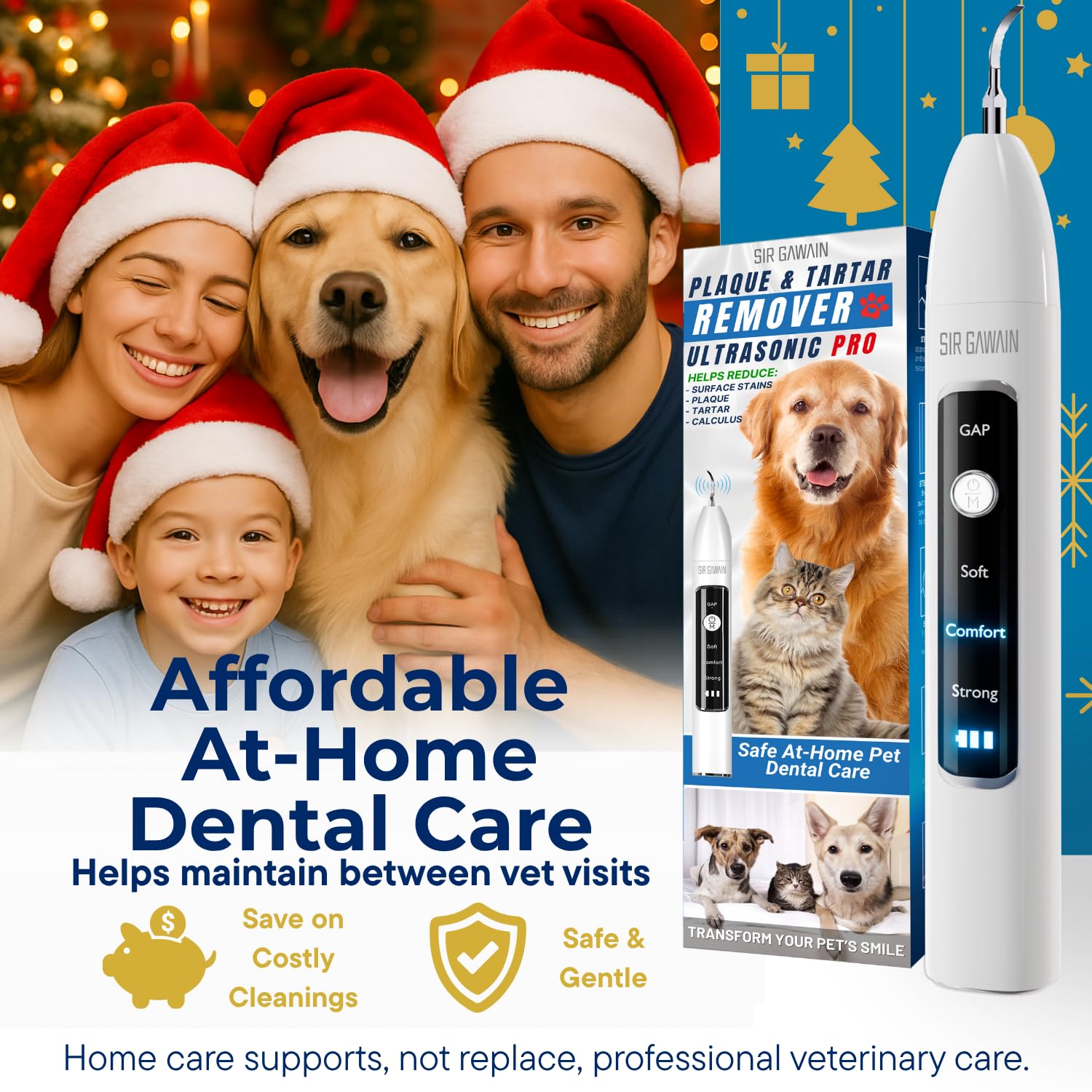 Pet Ultrasonic Teeth Cleaning Kit