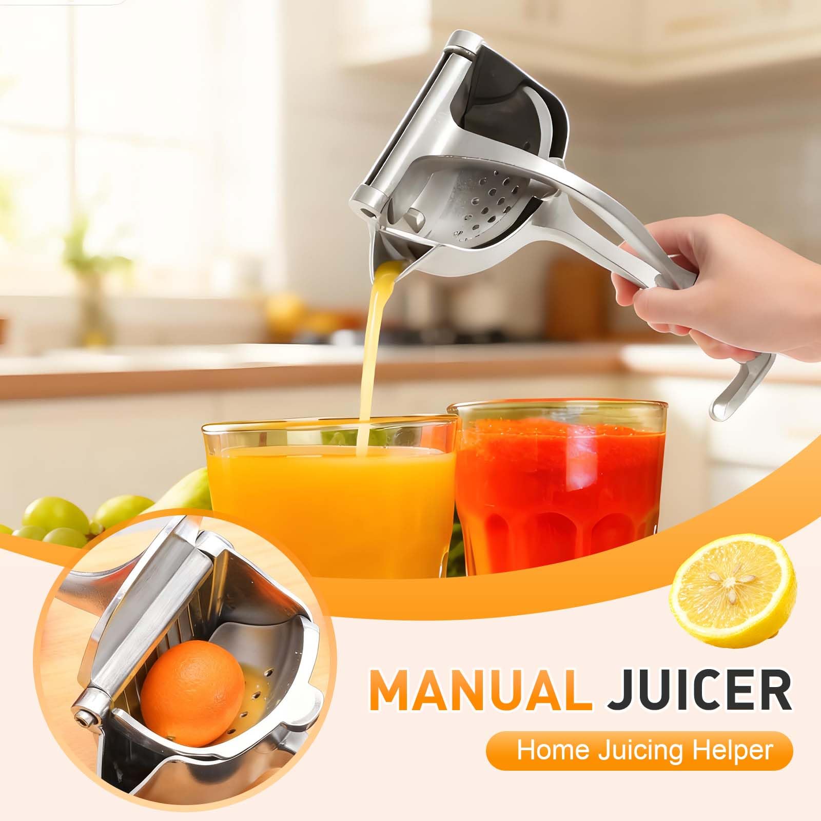 Fresh Fruit Hand Squeeze Juice Extractor