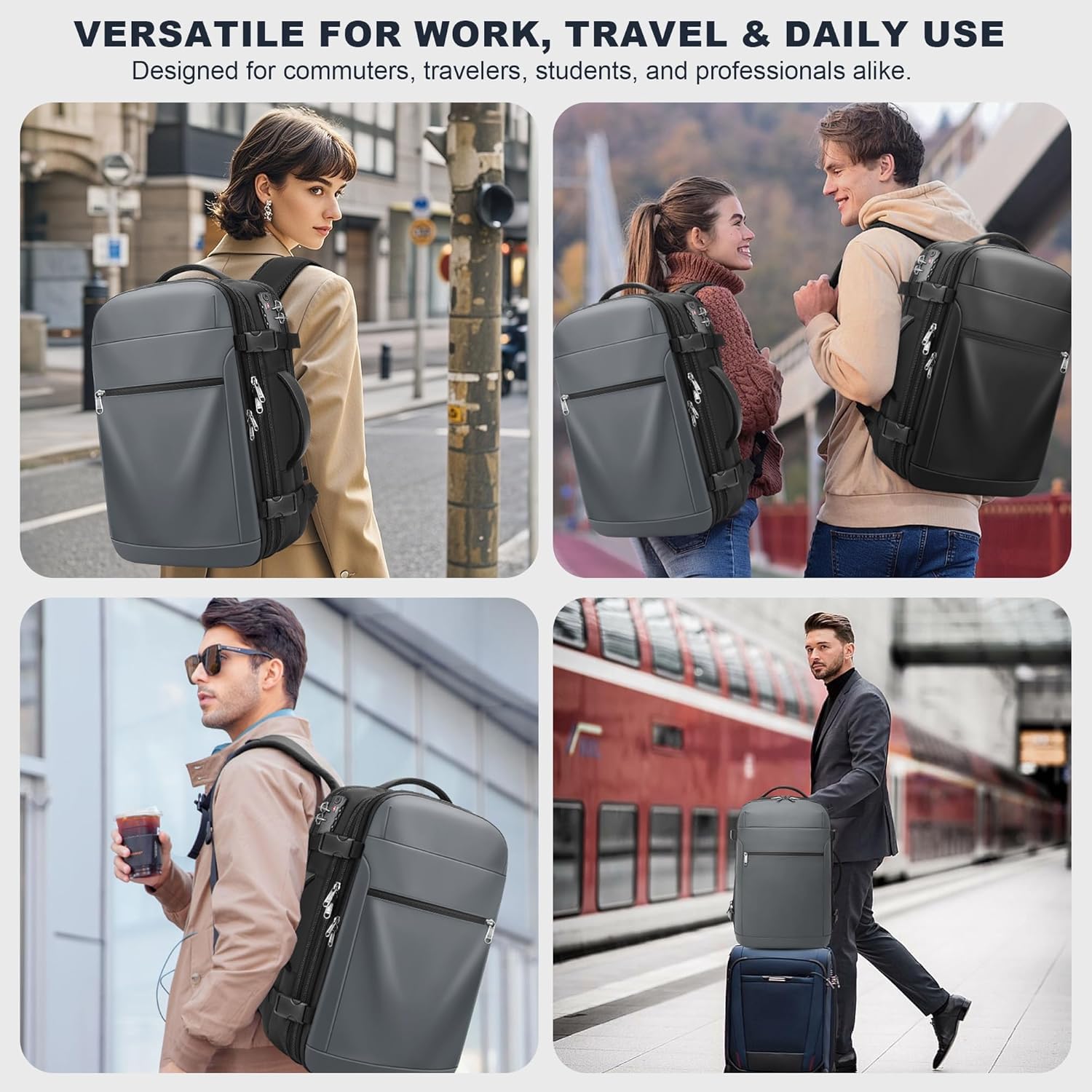 Vacuum Compression Travel Backpack