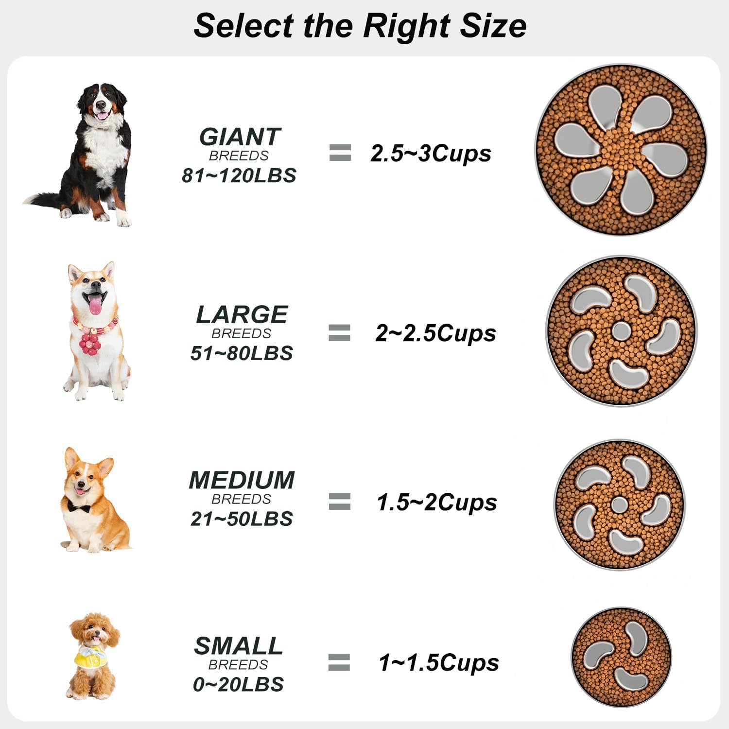 Double walled Stainless Steel Slow Feeder Dog Bowl