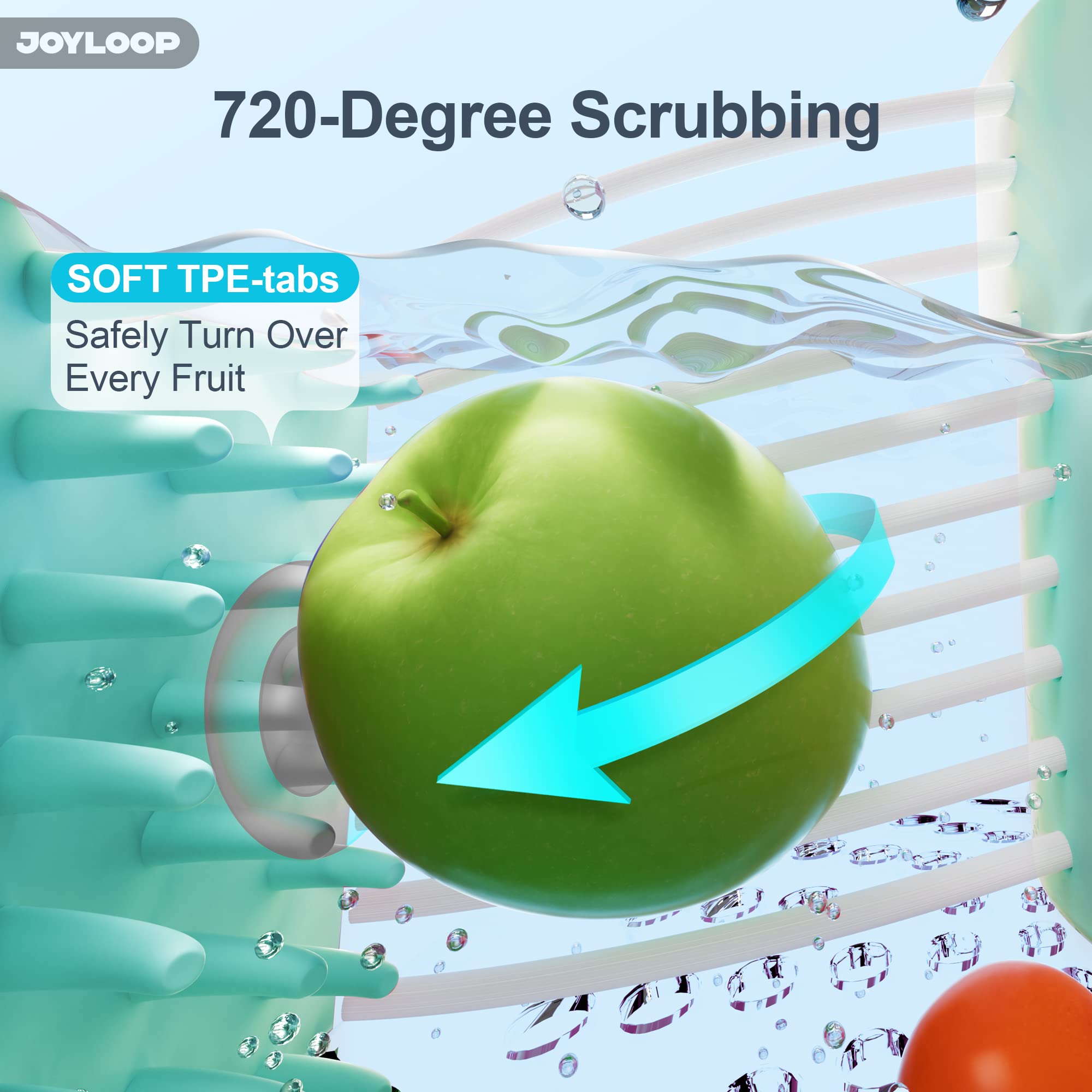 Hand Crank Spinning Fruit Washer