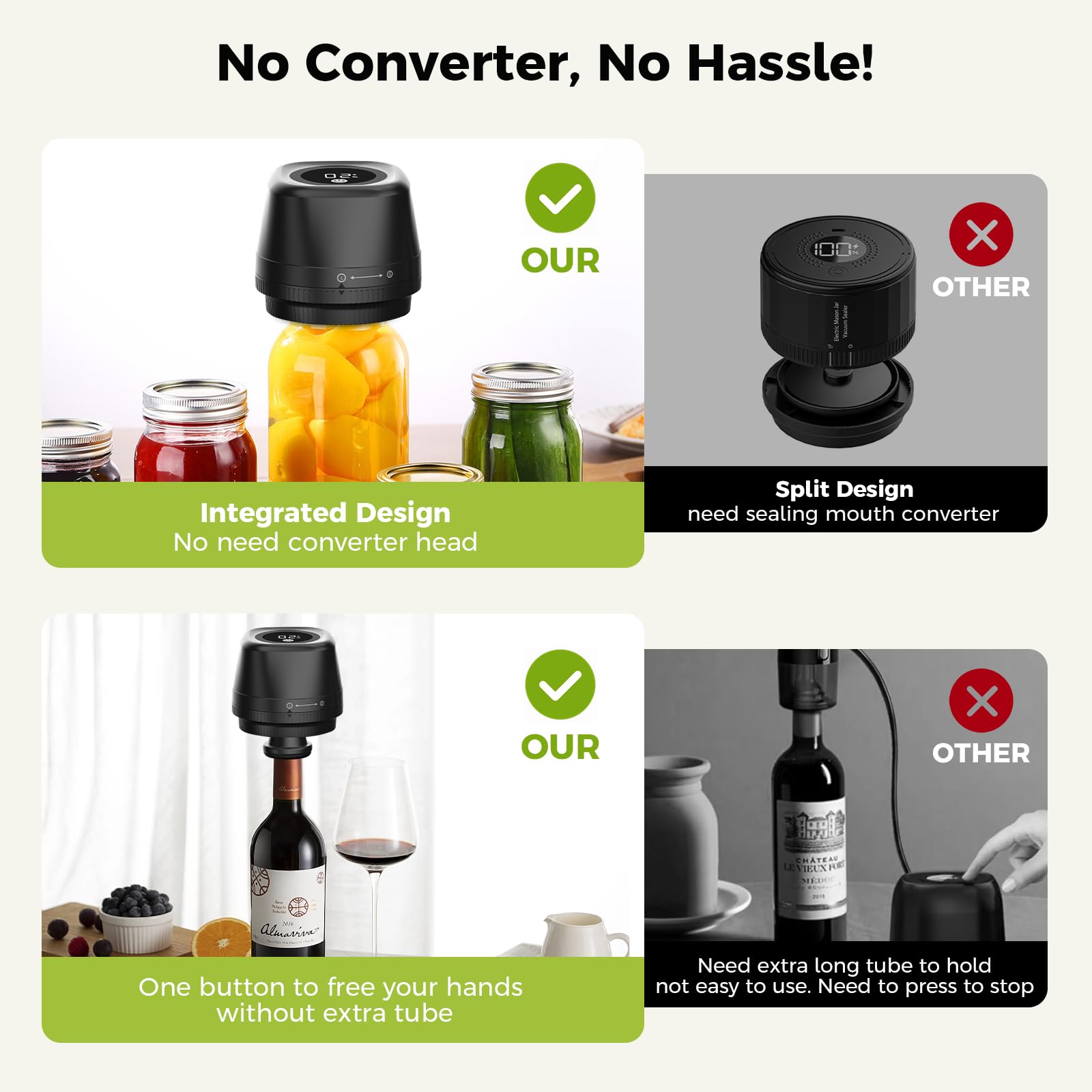 3-1 Electric Mason Jar and Vacuum Bag Sealer