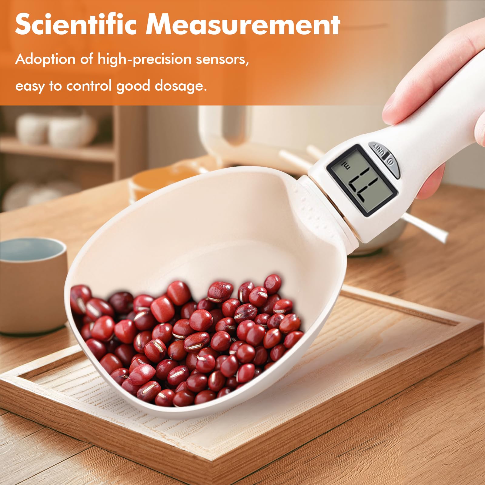 2pc Digital Measuring Spoon Scooper