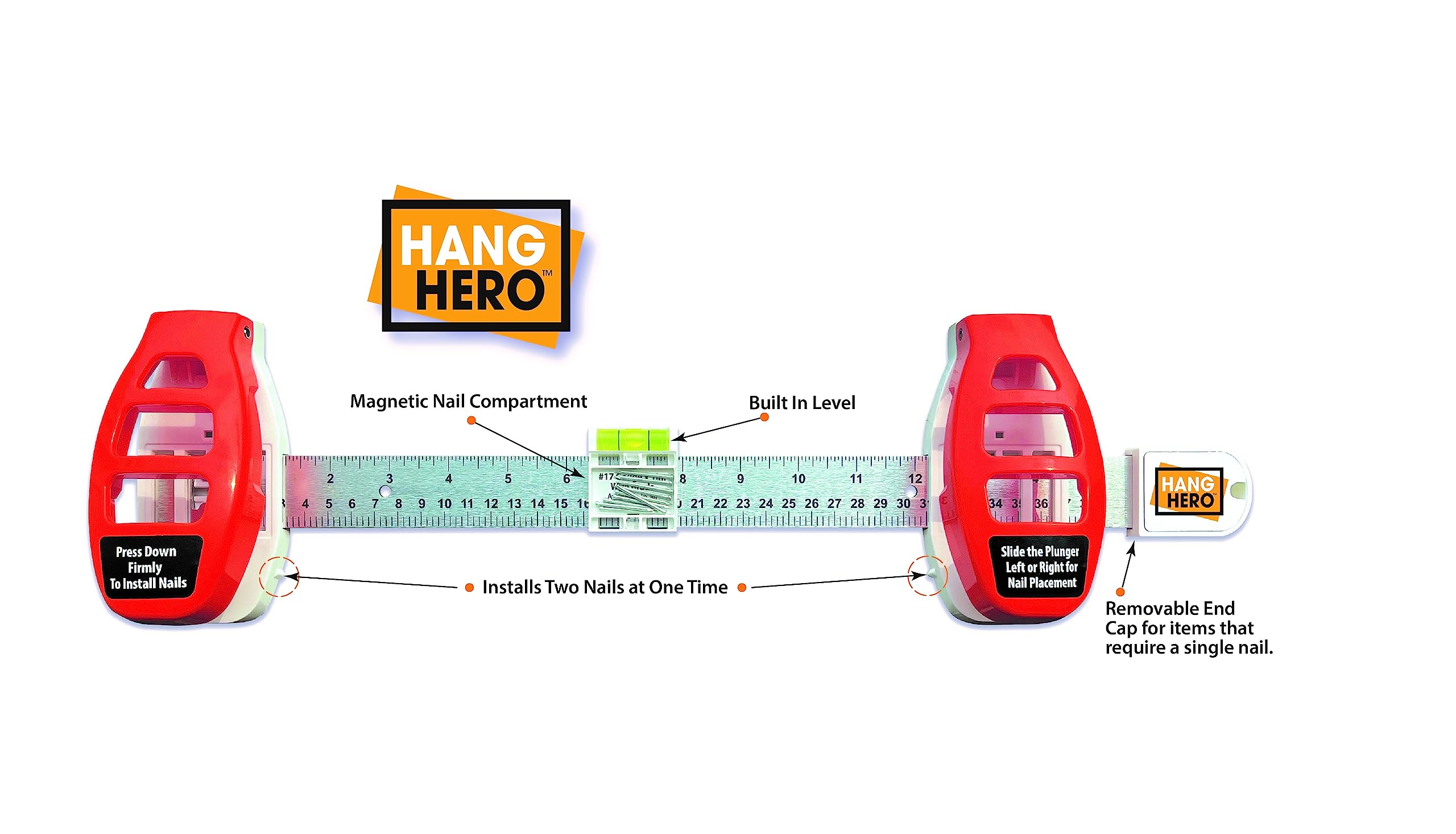 Hang Hero - All in One Picture Hanging System