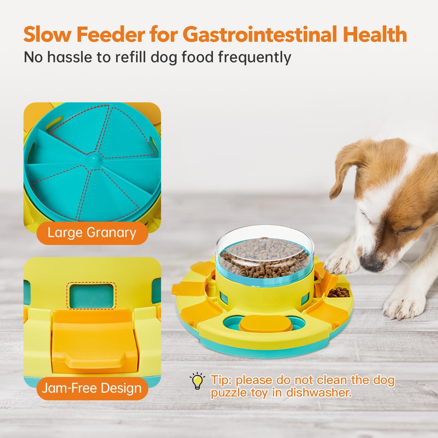 Dog Puzzle Toy 2 Level Slow Feeder / Dispenser
