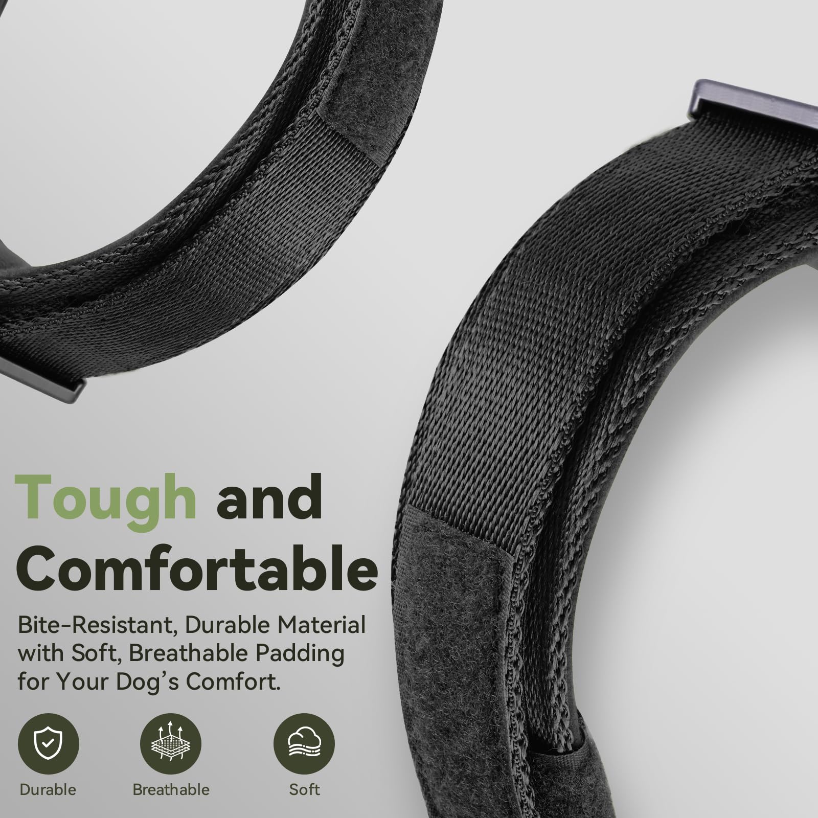 Waterproof Tactical AirTag Dog Collar