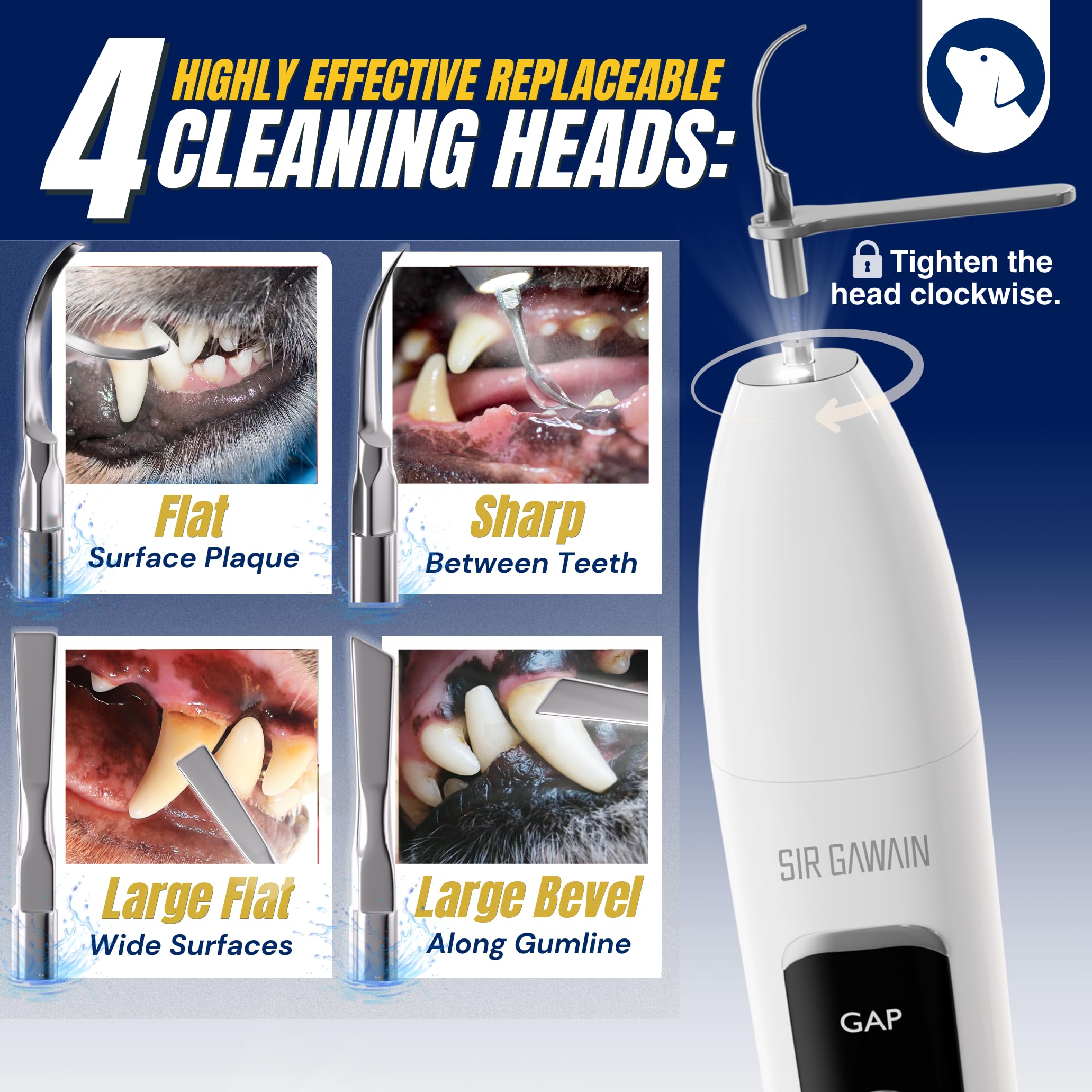 Pet Ultrasonic Teeth Cleaning Kit