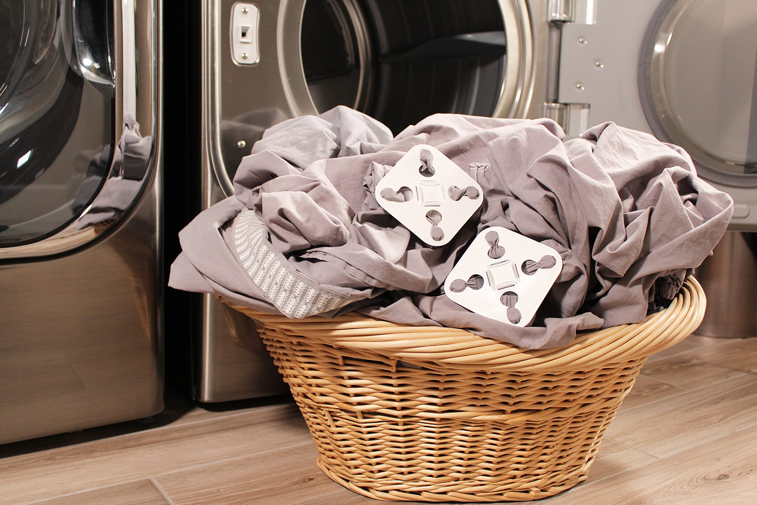 Wad-Free Bed Sheet Detangler Reduces Laundry Tangles - As Seen on Shark Tank