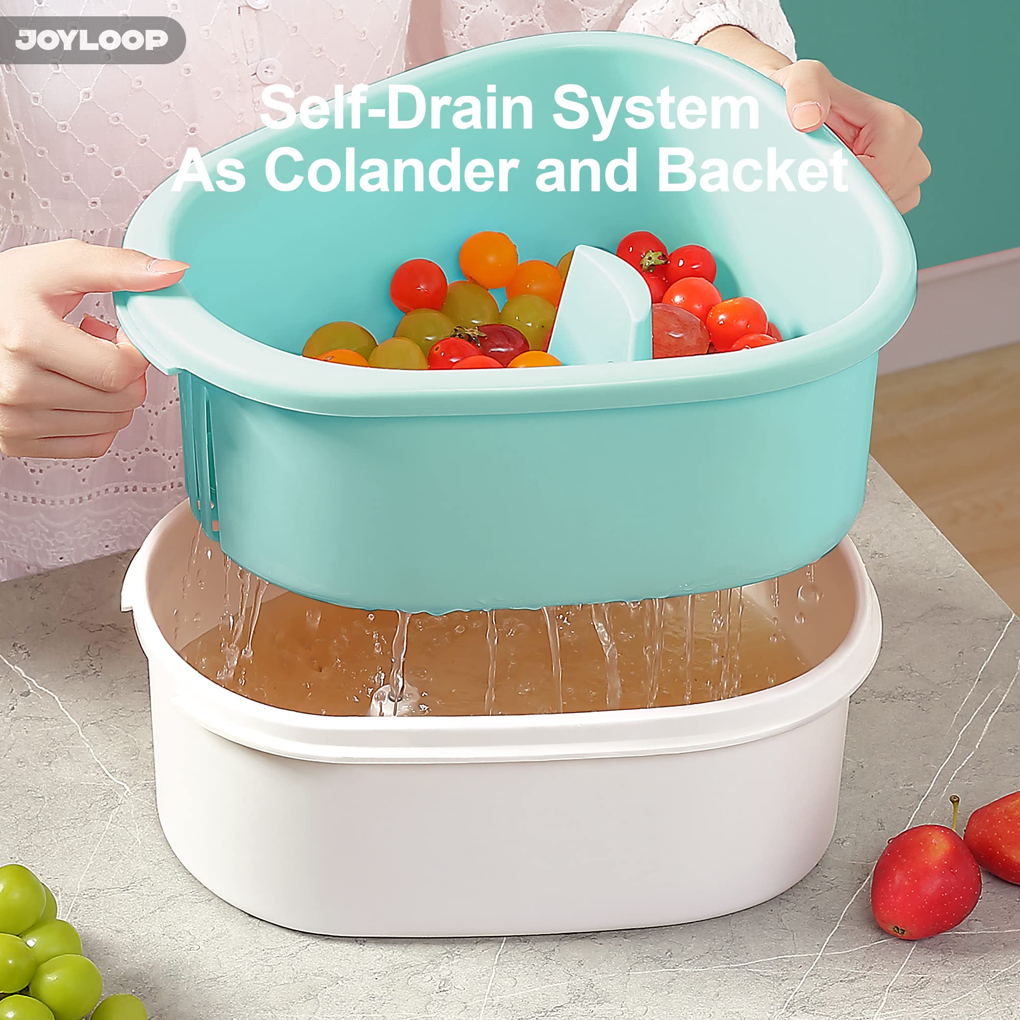 Hand Crank Spinning Fruit Washer