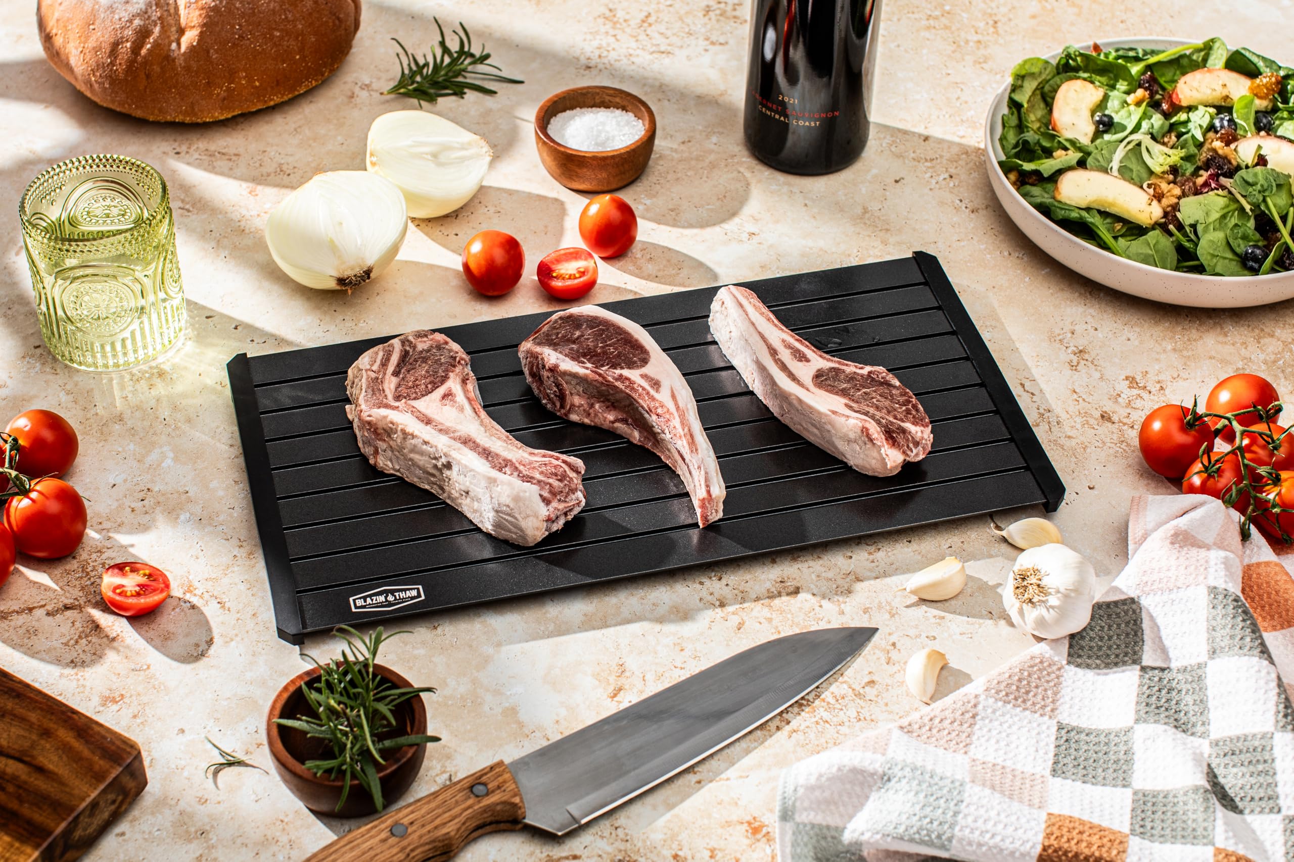 16" Family Size Quick Defrosting Tray for Frozen foods