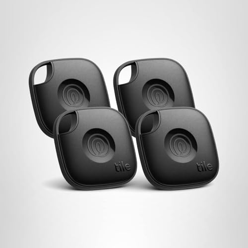 4-pack Bluetooth Tracker  and Item Locator for Keys, Bags and More.