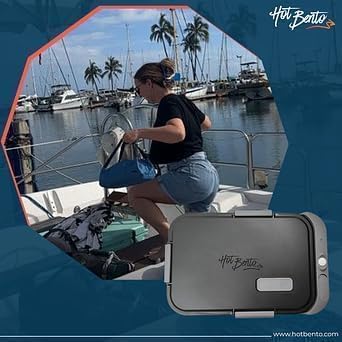 Self Heated Lunch Box and Food Warmer with Included Insulated Tote Bag