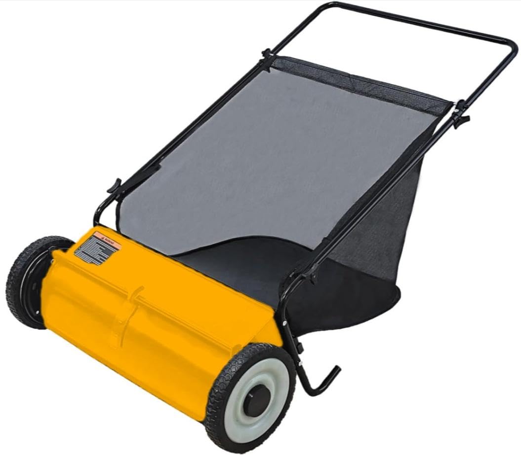 26-Inch Push Lawn Leaf Sweeper Collector