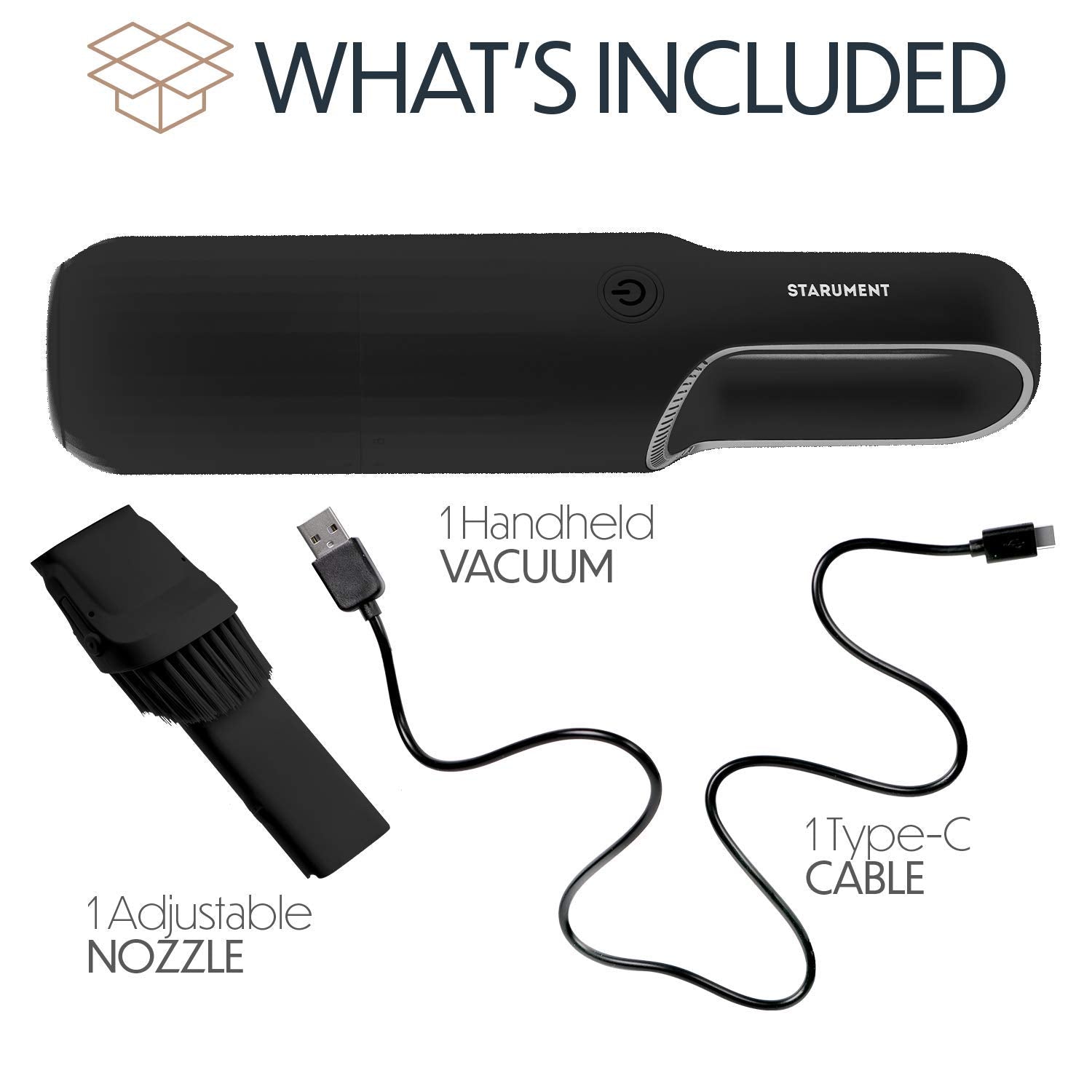 STARUMENT Portable Cordless Hand Vacuum Cleaner