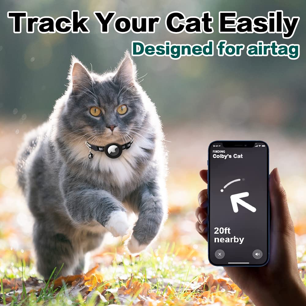 Reflective  Air-tag Cat Collar