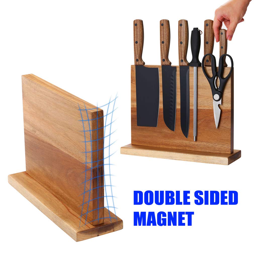 Stylish Magnetic Knife Block Holder Rack Stand