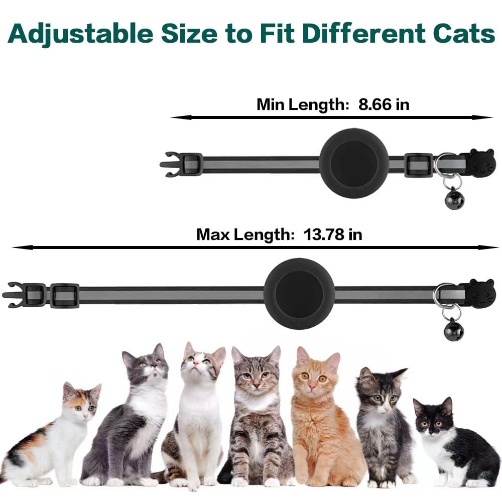 Reflective  Air-tag Cat Collar