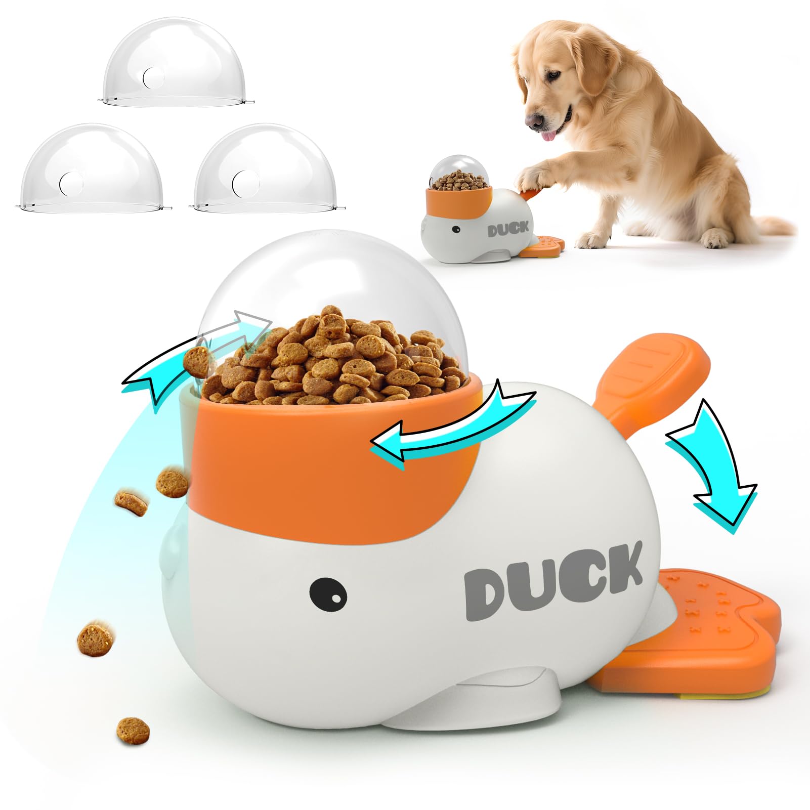 Interactive Slow Feeding Dog Puzzle Treat Dispenser