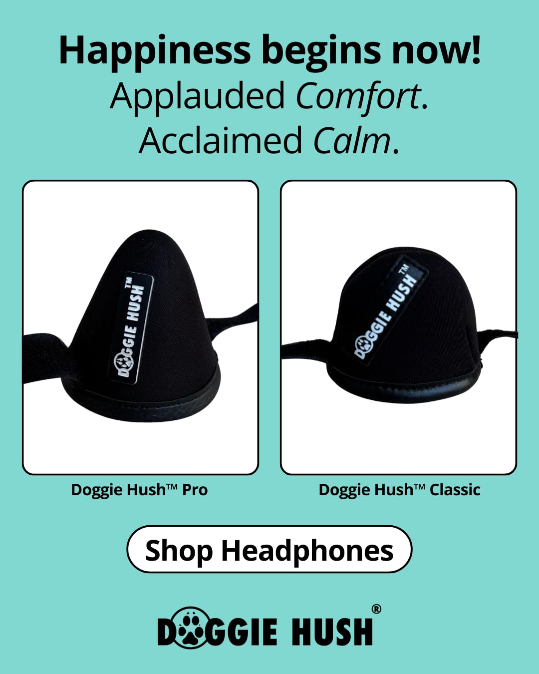 Advanced noise canceling ear protection for anxious Dogs