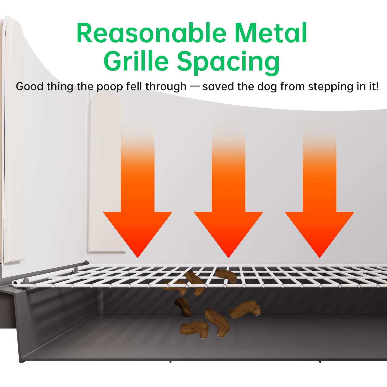 Dog Litter Box with High Pee Pee splash Walls