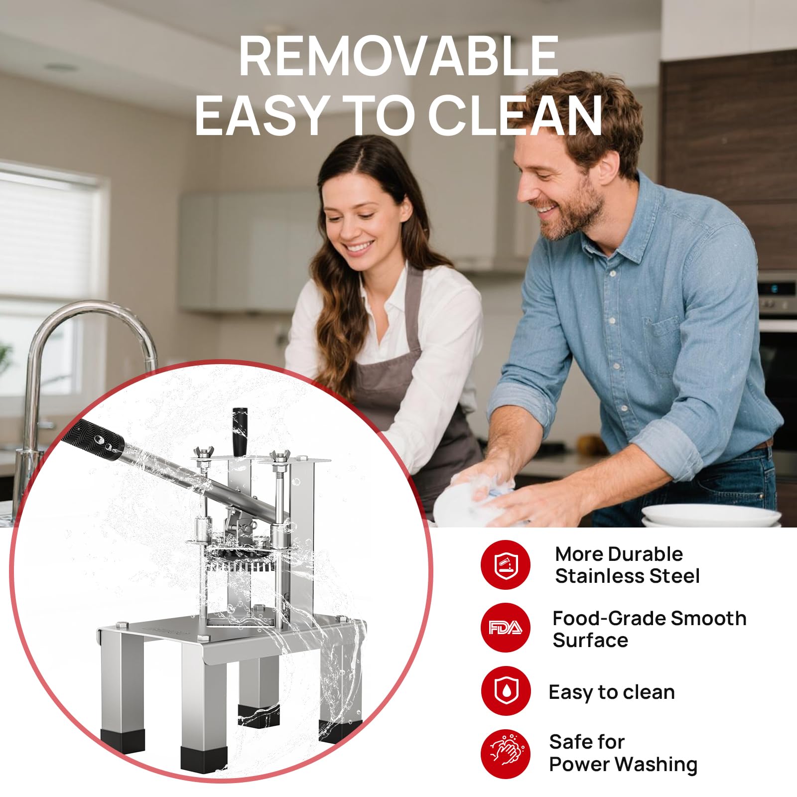 Stainless Steel Commercial Grade French Fry Cutter and Vegetable Dicer