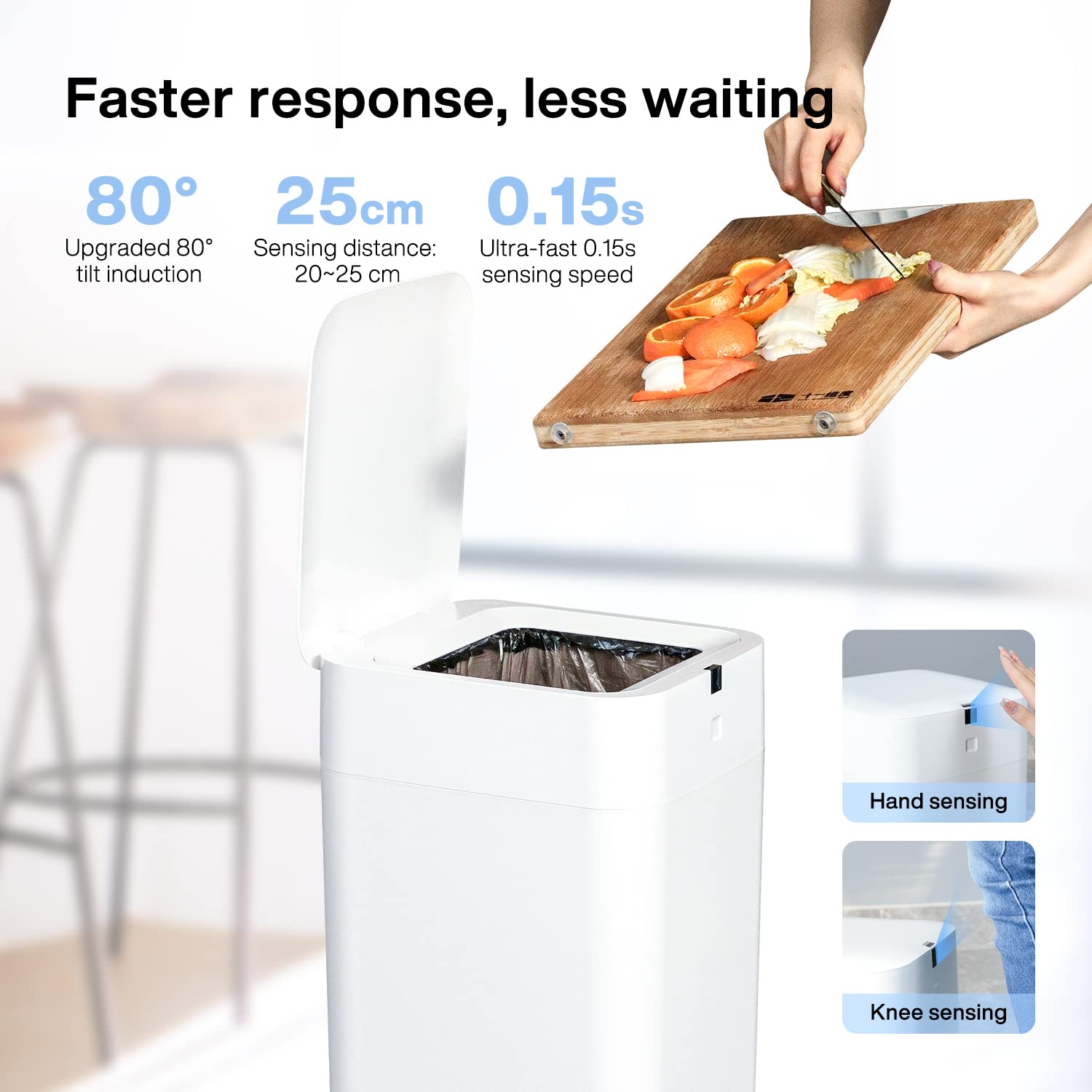 Airdeer Automatic Touchless Trash Can