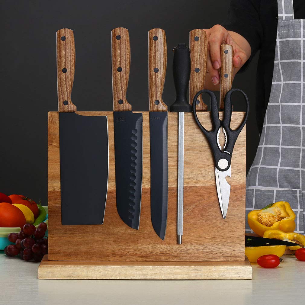 Stylish Magnetic Knife Block Holder Rack Stand