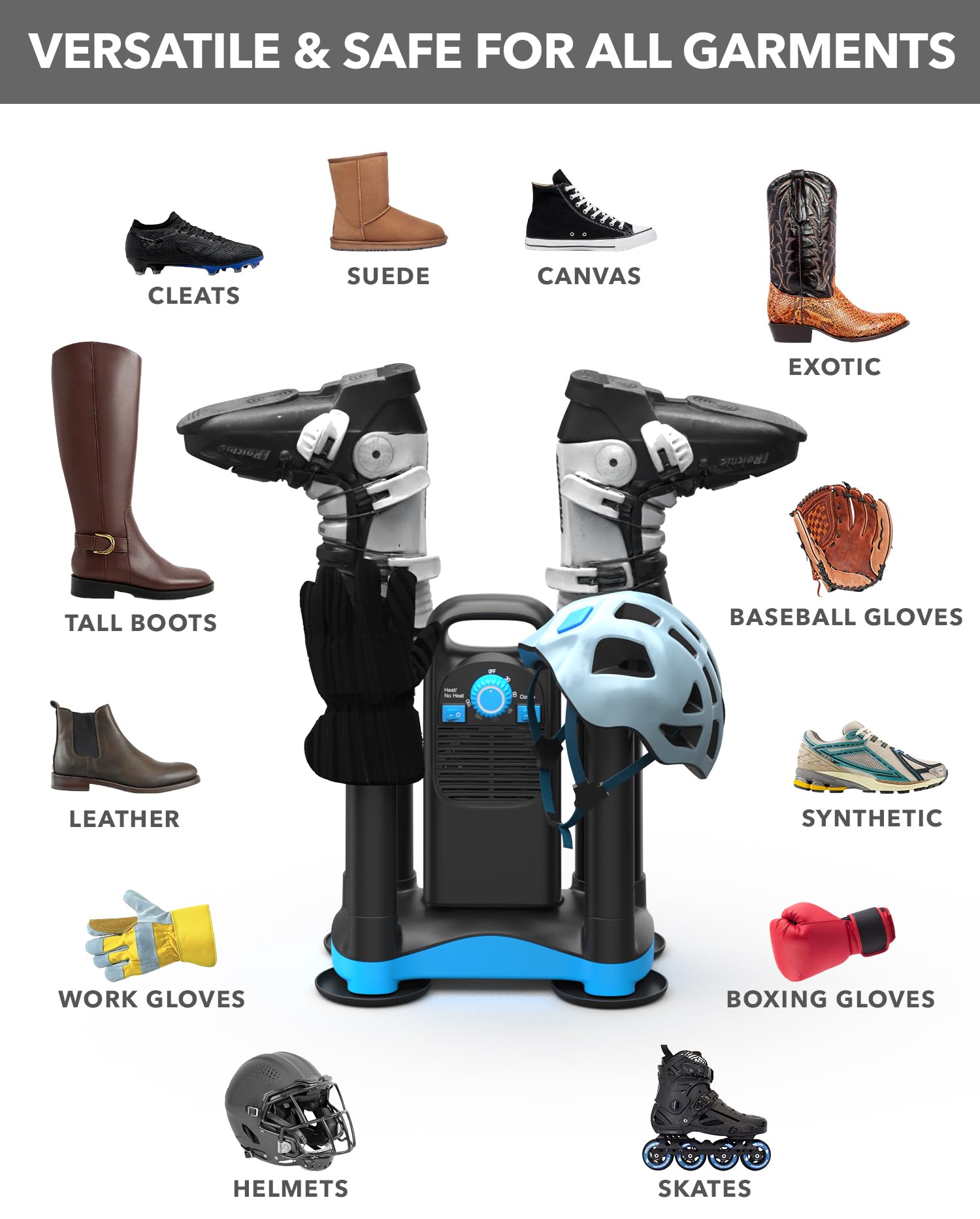 Boot Dryer with Ozone Deodorizer