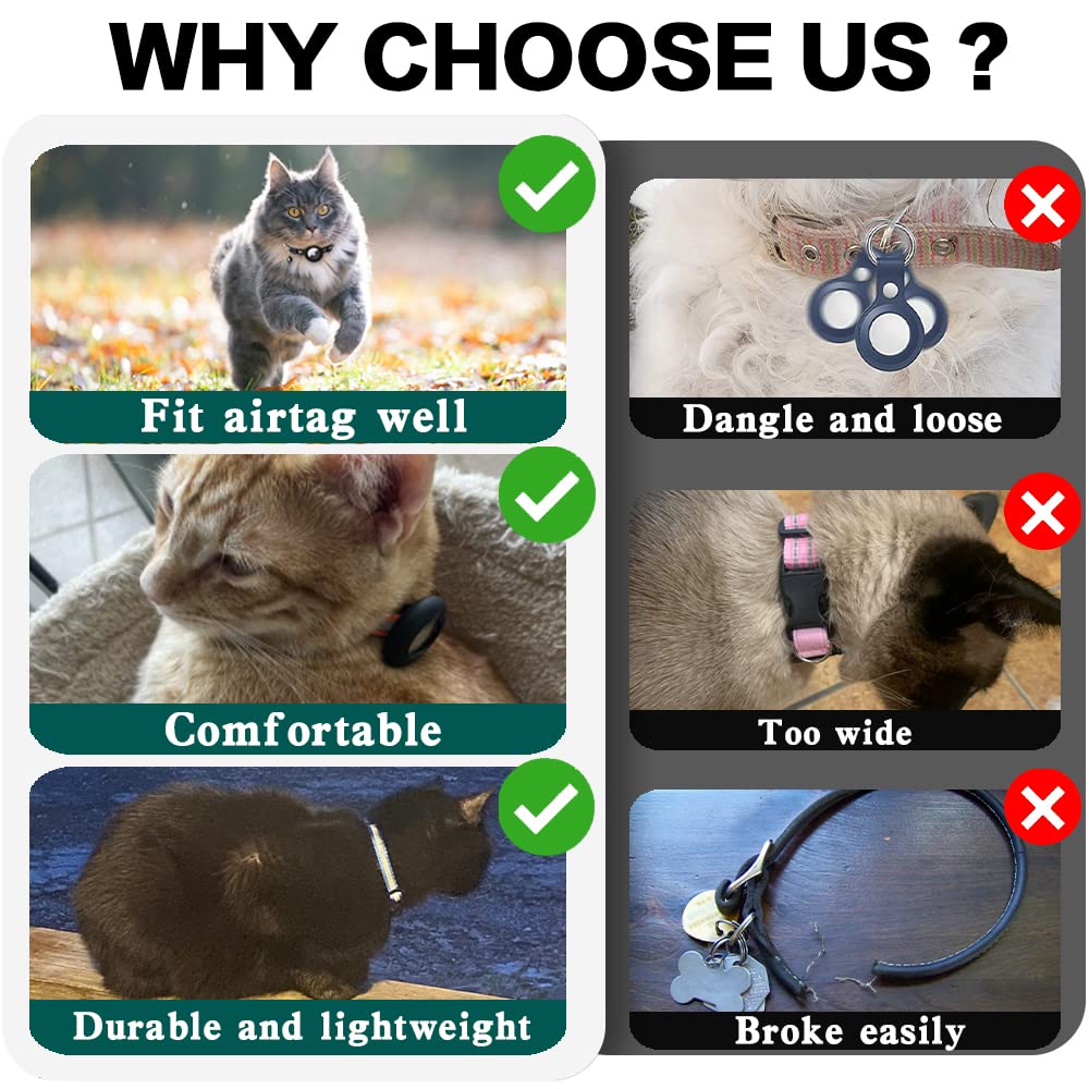 Reflective  Air-tag Cat Collar
