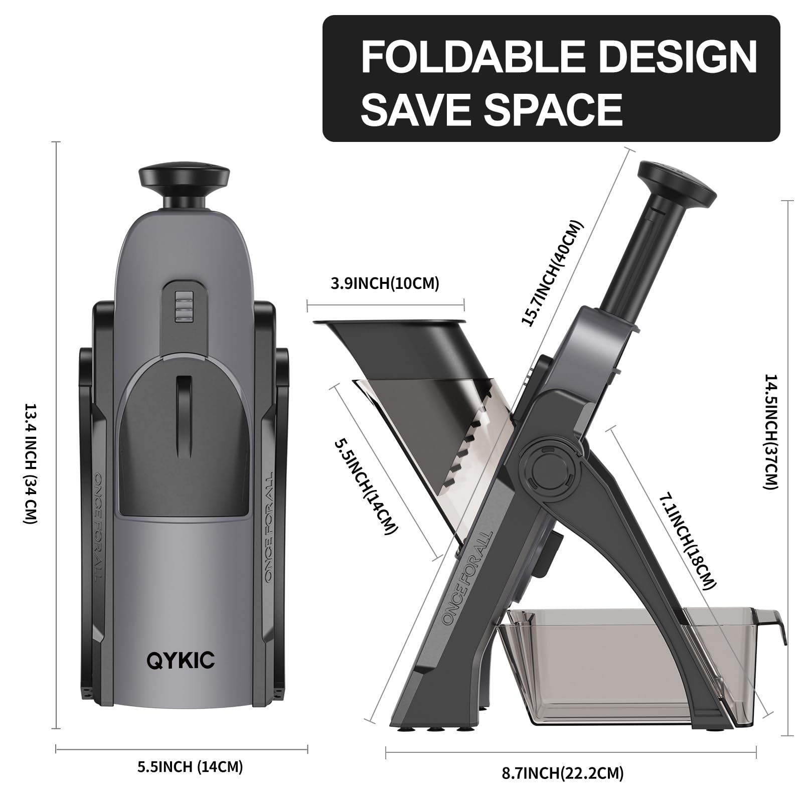 The Safe Mandoline Slicer and Vegetable Food Cutter