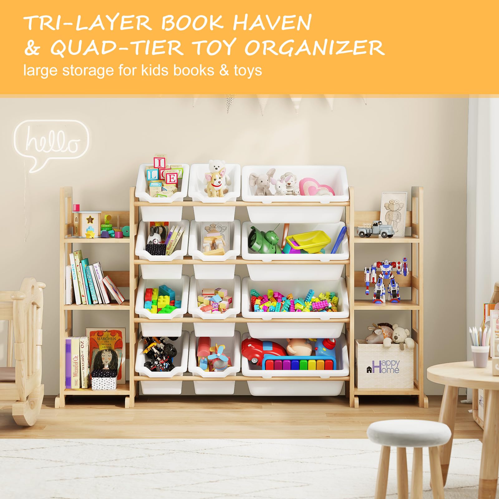 Extra Large Toy Storage Organizer