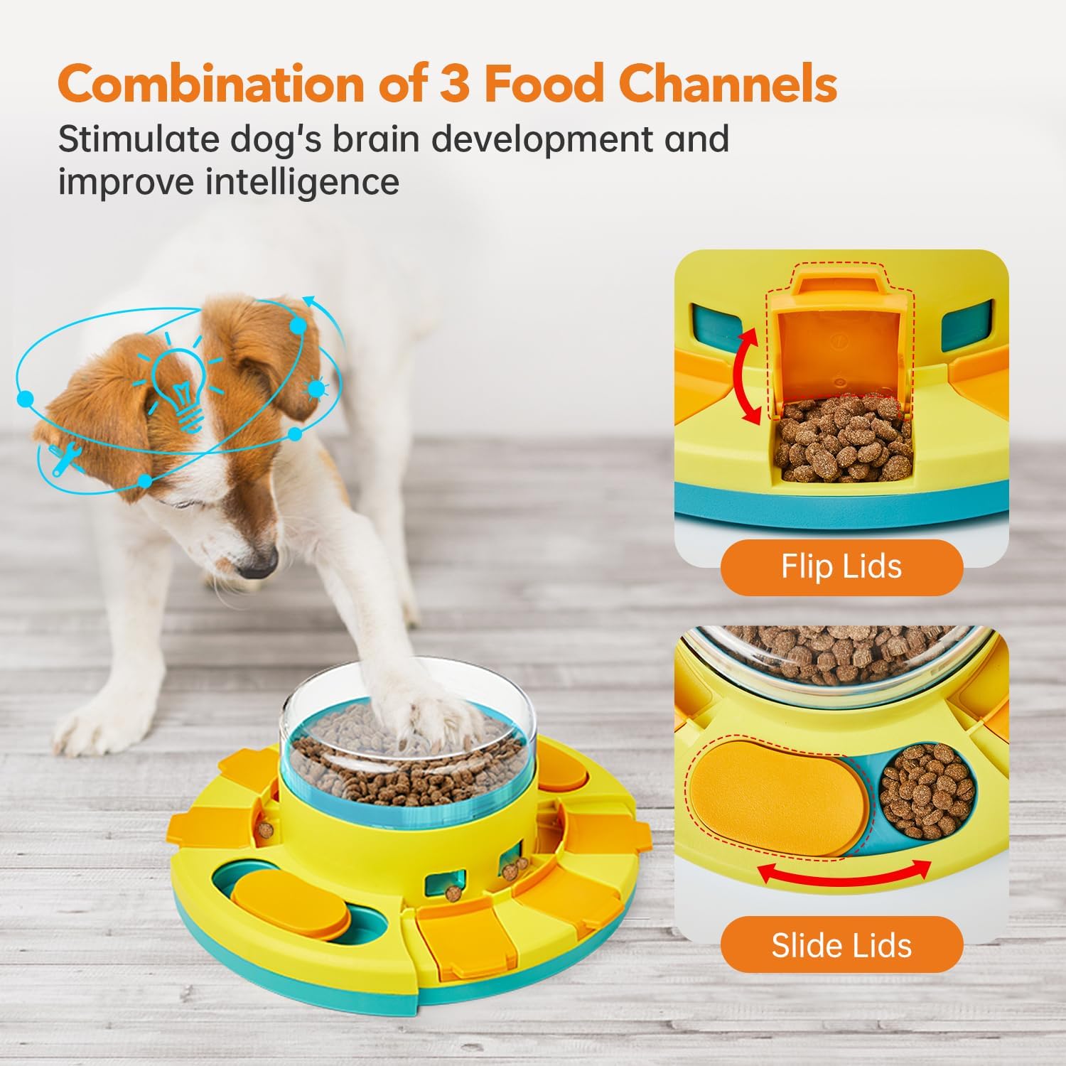 Dog Puzzle Toy 2 Level Slow Feeder / Dispenser