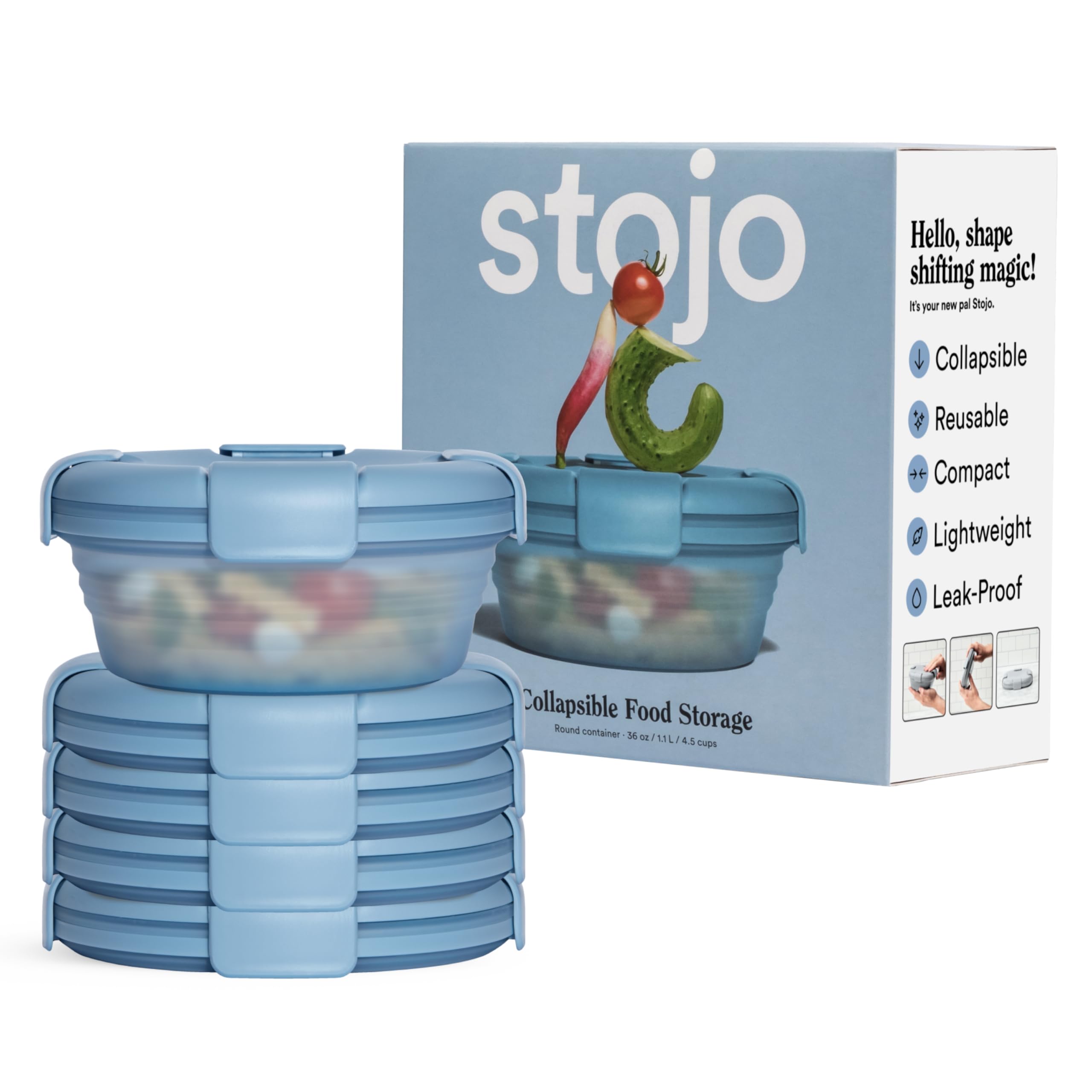 Stojo Collapsible Bowl 5 Set