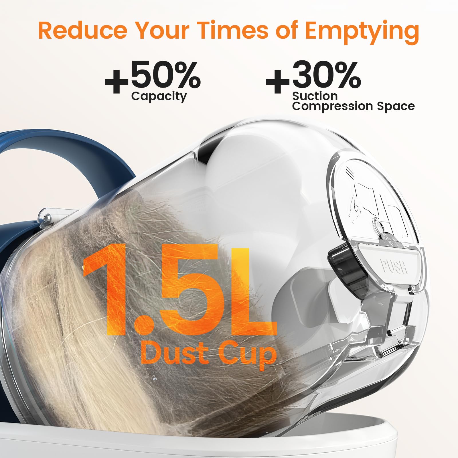 oneisall 3 in 1 Pet Grooming Vacuum with Clipper Nail Grinder and Hair Trimmer