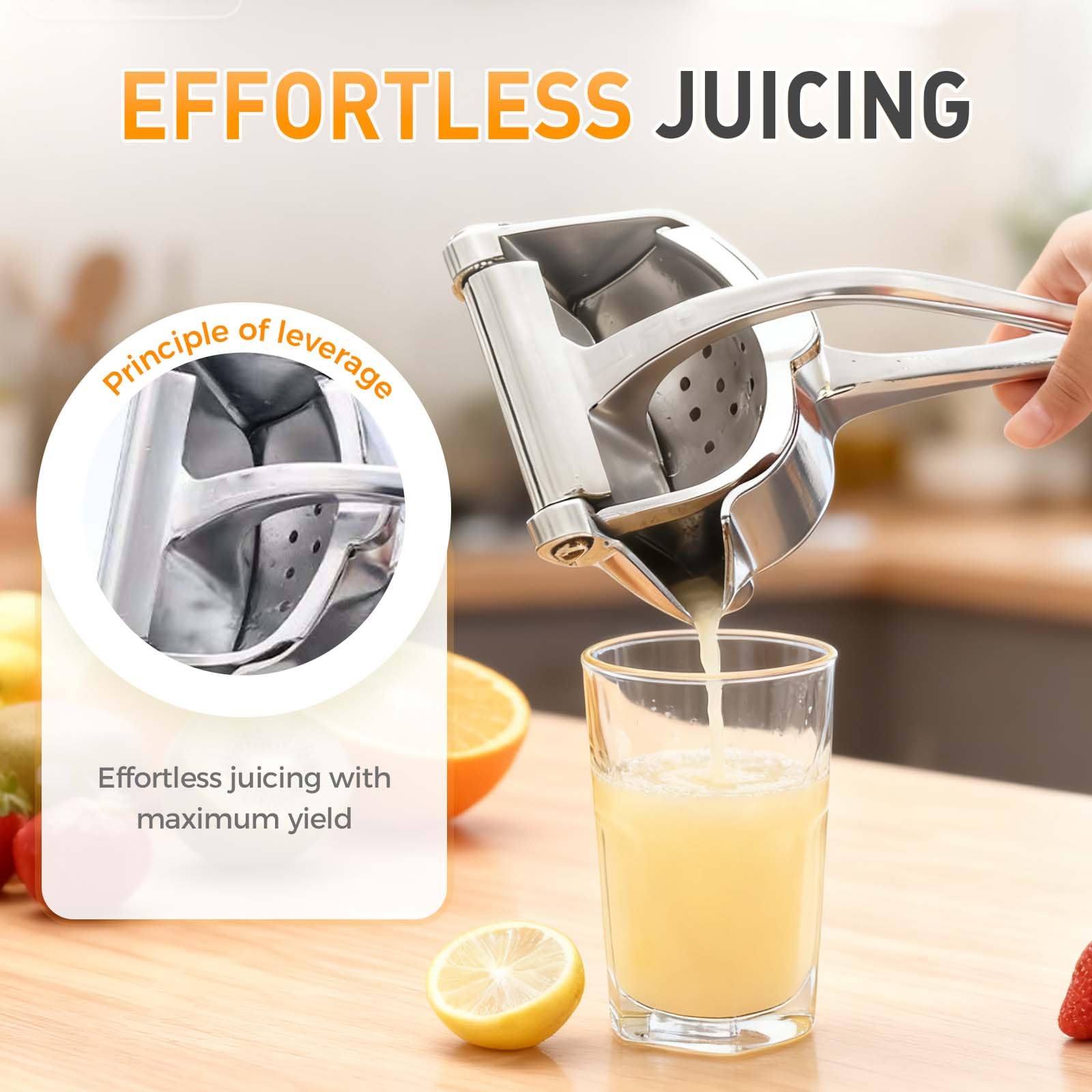 Fresh Fruit Hand Squeeze Juice Extractor