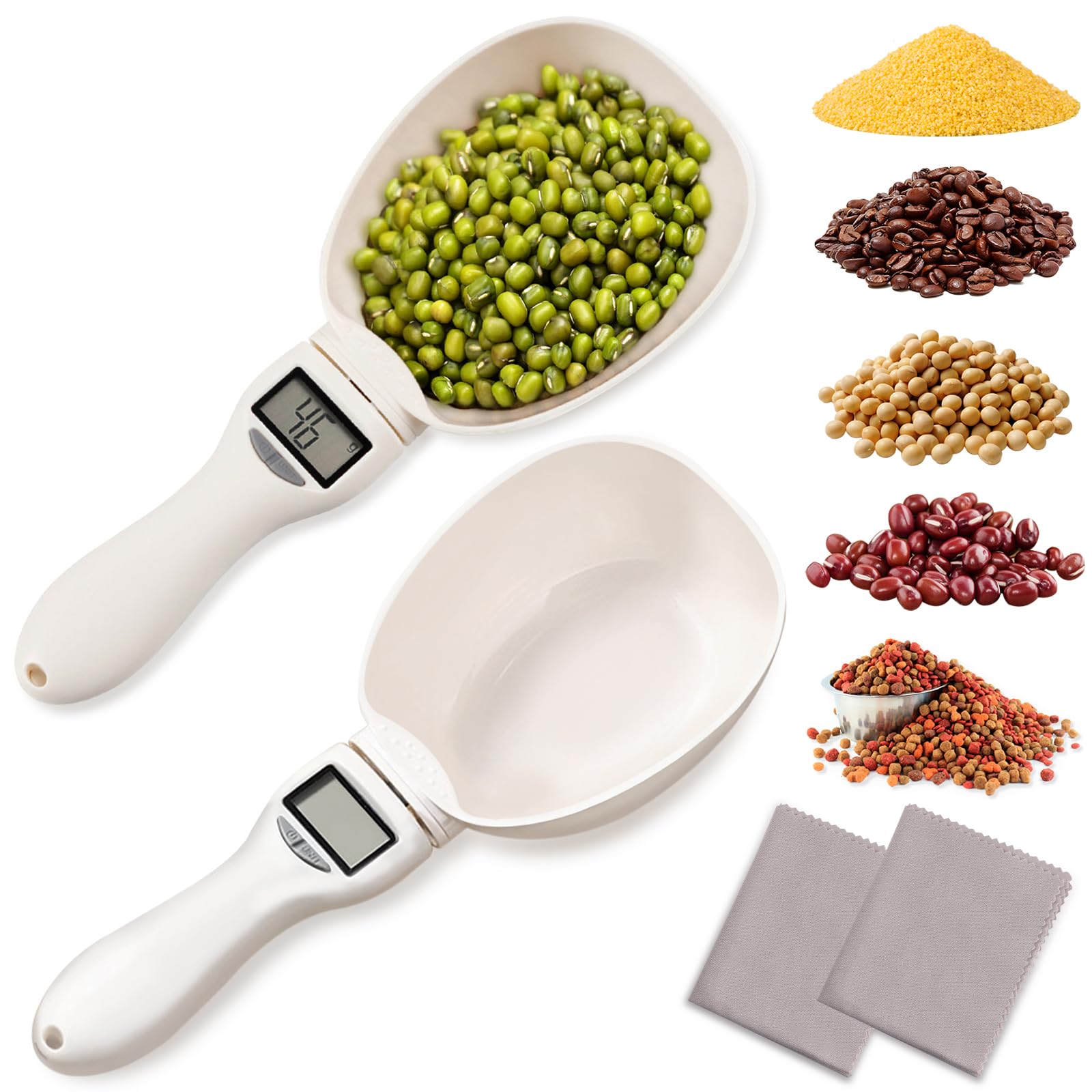 2pc Digital Measuring Spoon Scooper
