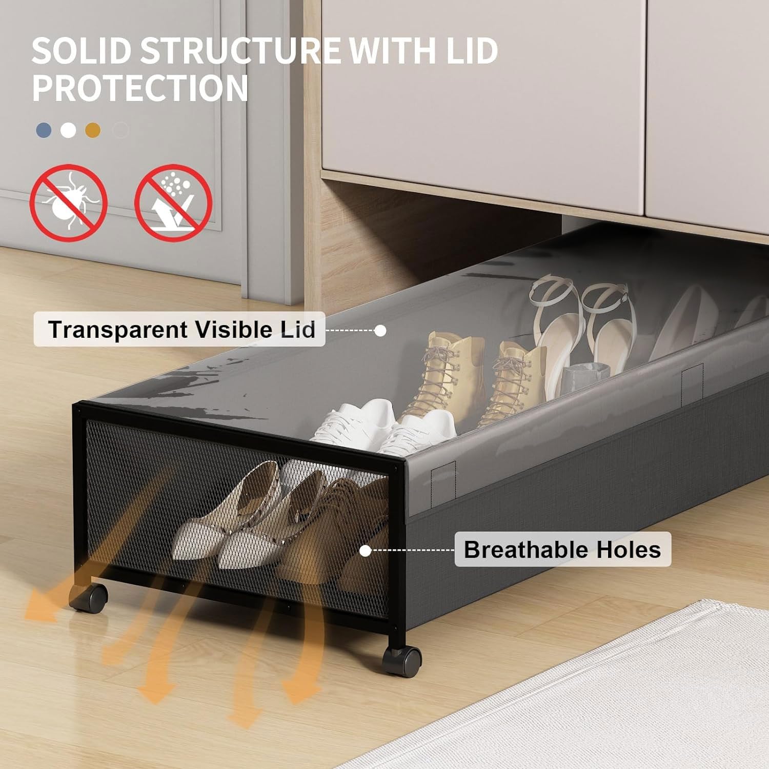 Under Bed Storage Containers With Wheels